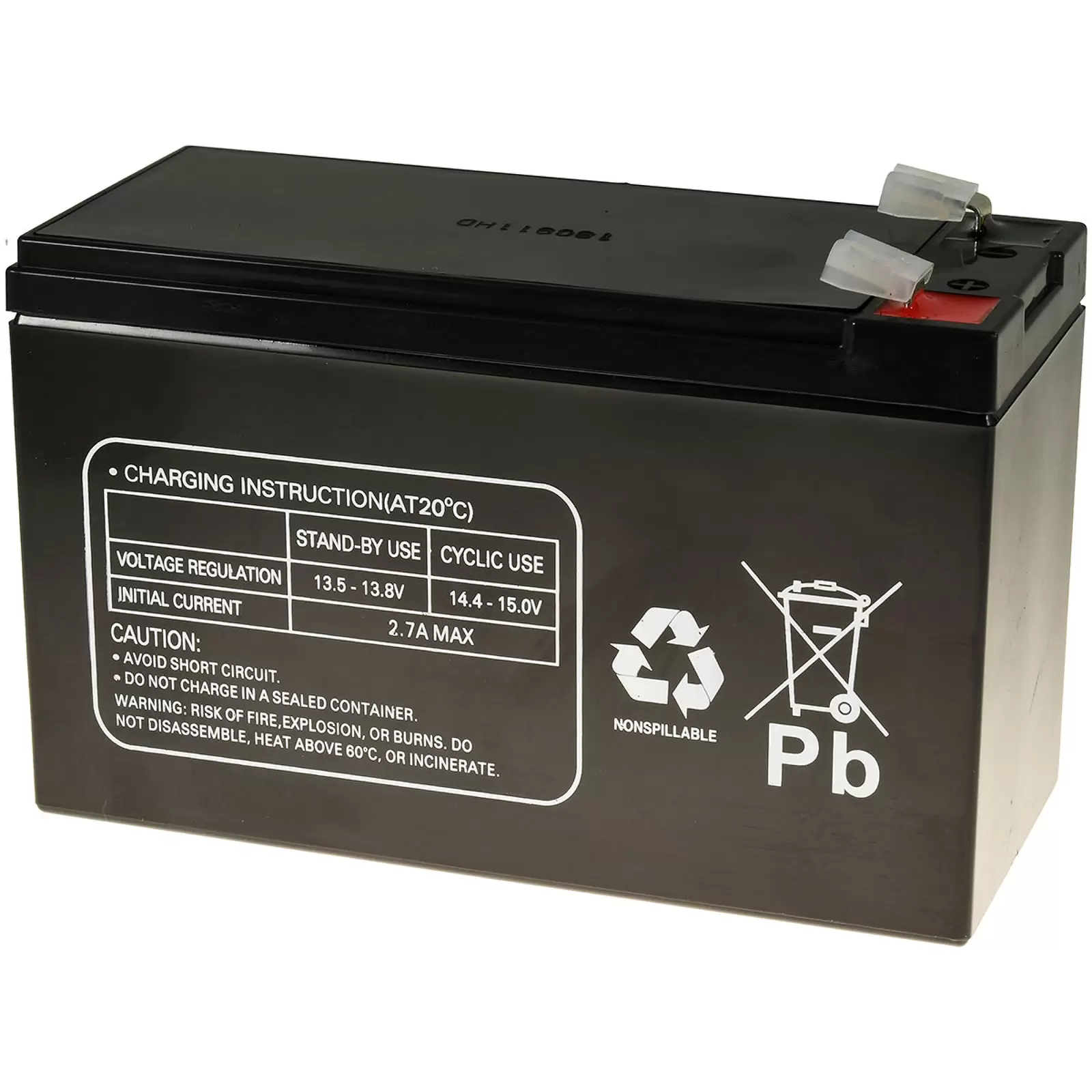 Powery Bleiakku MP1236H für APC Smart-UPS 1500 9Ah 12V (ersetzt auch 7,2Ah/7Ah)