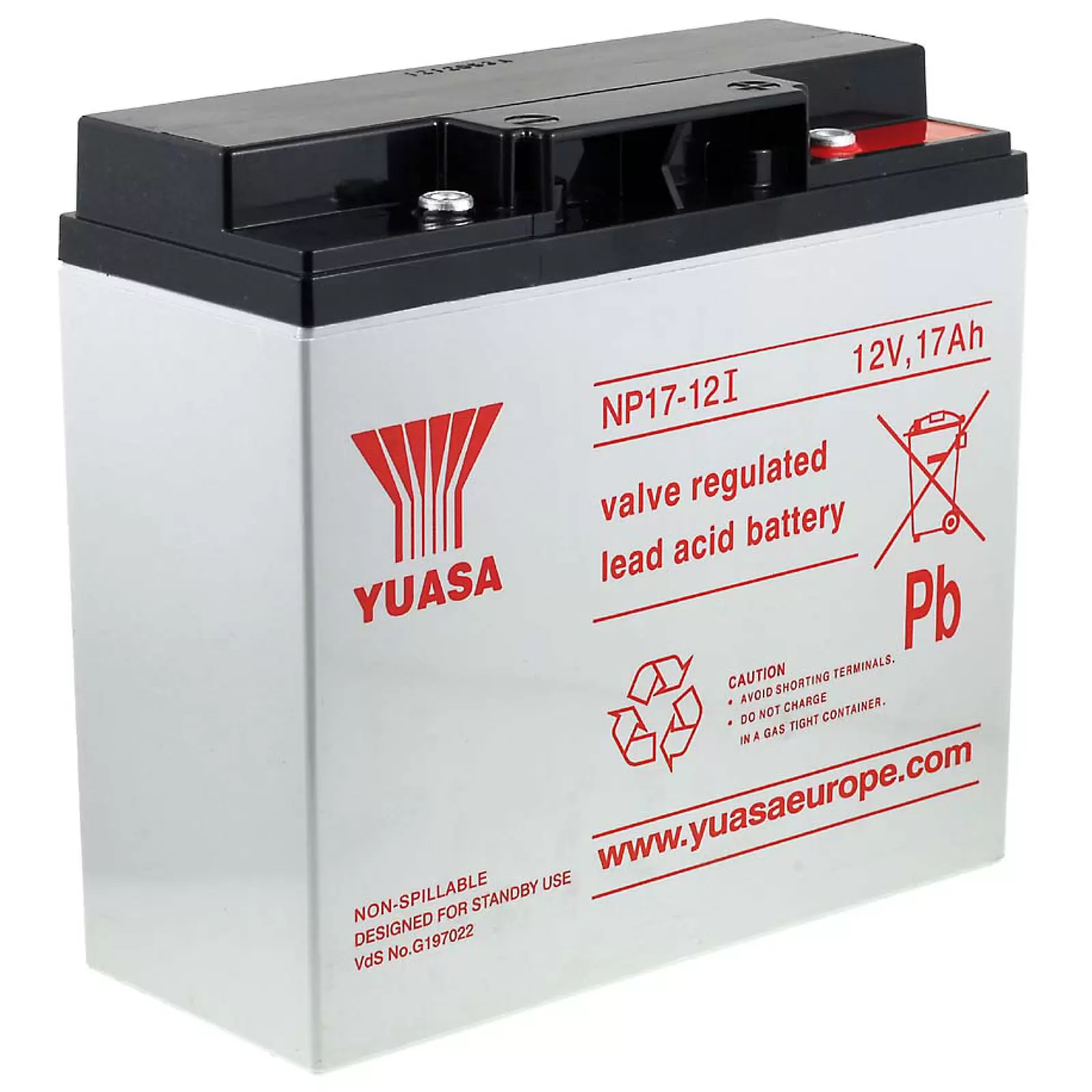 YUASA Bleiakku NP17-12I Vds YUASA Bleiakku NP17-12I Vds