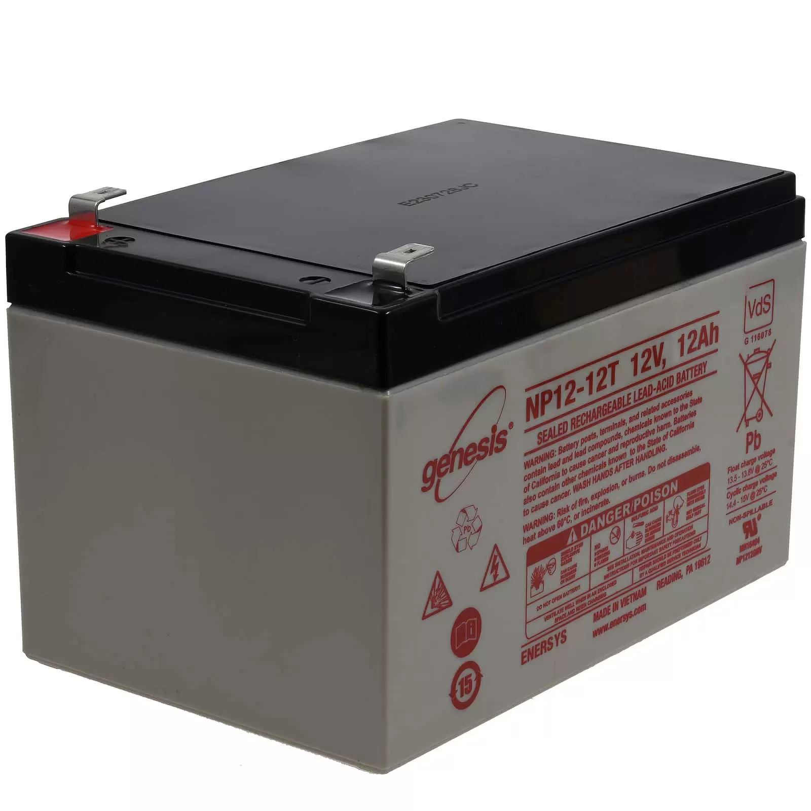 Enersys Hawker AGM Genesis Bleiakku NP12-12WT 12V 12Ah Enersys Hawker AGM Genesis Bleiakku NP12-12WT 12V 12Ah