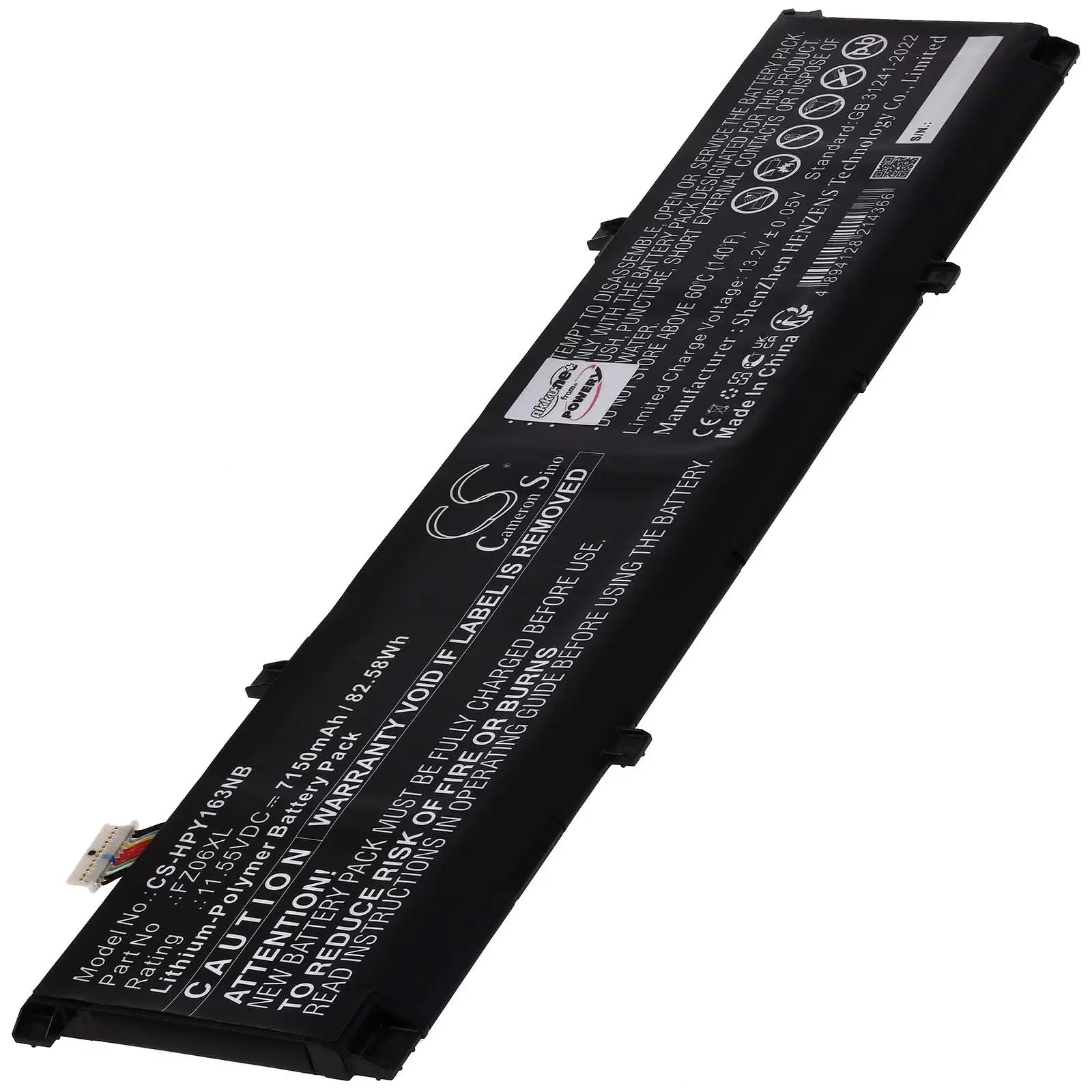 Akku passend für Laptop HP envy 16-H0003NA 16-H0004NS Typ FZ06XL