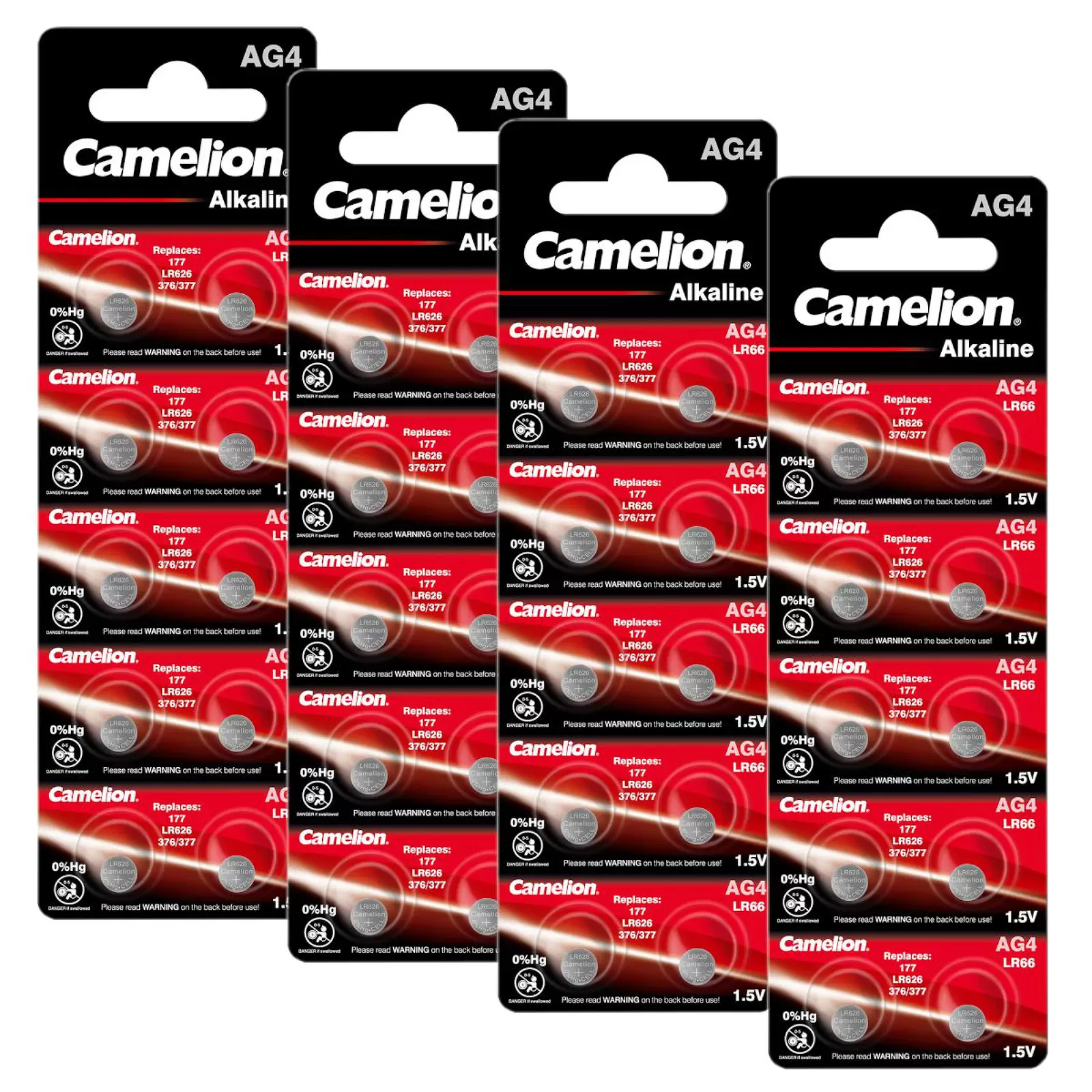 40x Camelion Knopfzelle LR66 / AG4 / G4 / LR626 / 177 / SR626W / GP77A / 377 40x Camelion Knopfzelle LR66 / AG4 / G4 / LR626 / 177 / SR626W / GP77A / 377