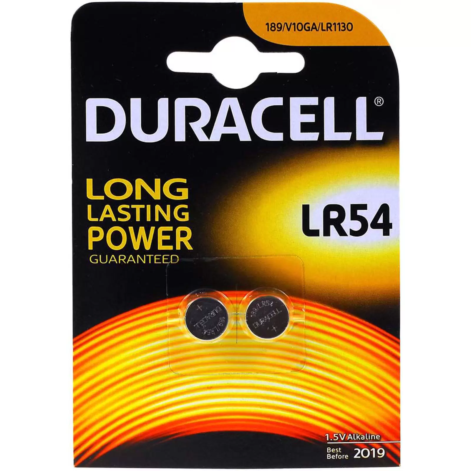 25x Duracell Knopfzelle Typ AG10 2er Blister (50 Stück)