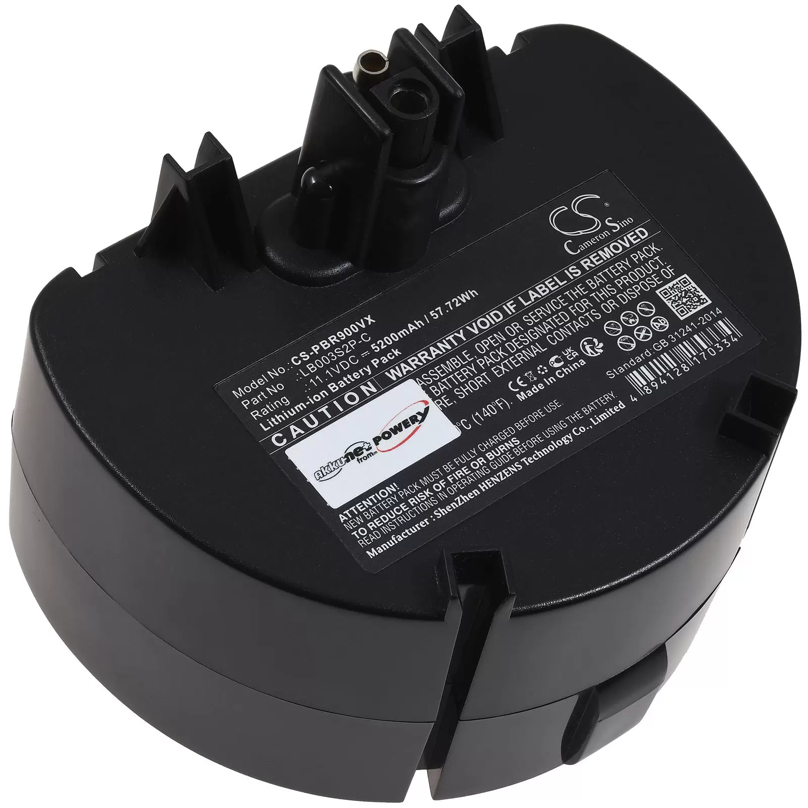 Akku passend für Pool-Sauger Water Tech Pool Blaster Pro Pro 900 Typ LB003S2P-C