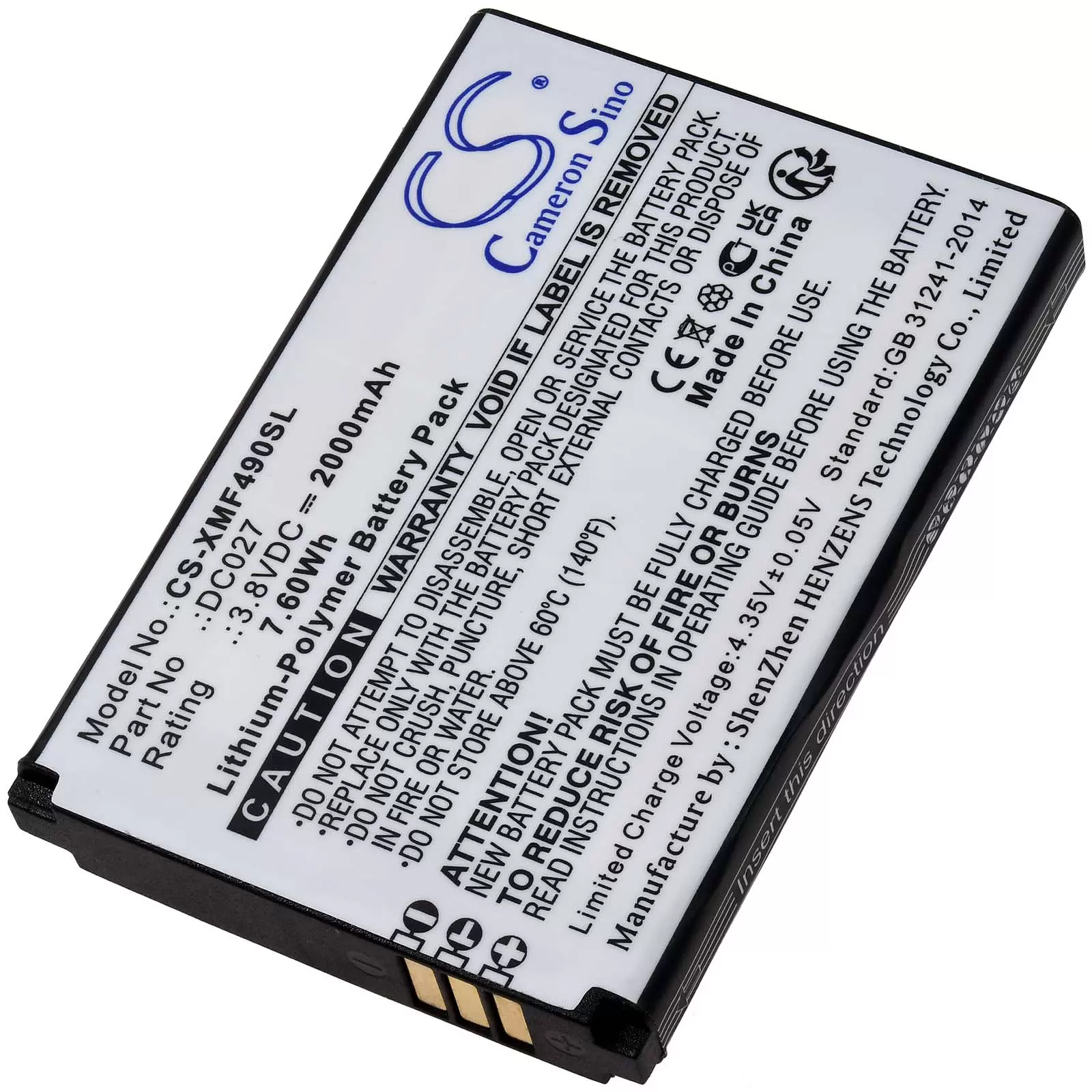 Akku passend für HotSpot Xiaomi F490 4G Typ DC027 Akku passend für HotSpot Xiaomi F490 4G Typ DC027
