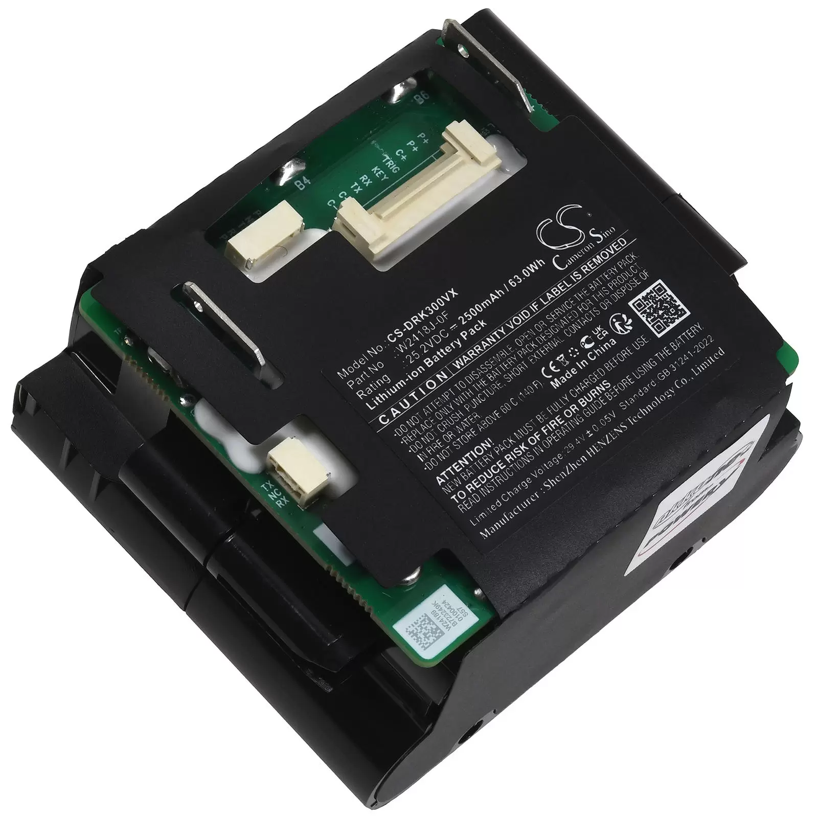Akku passend für Nass- und Trockensauger Dreame Mova K30 Mova K30 Pro Typ W2418J-0F