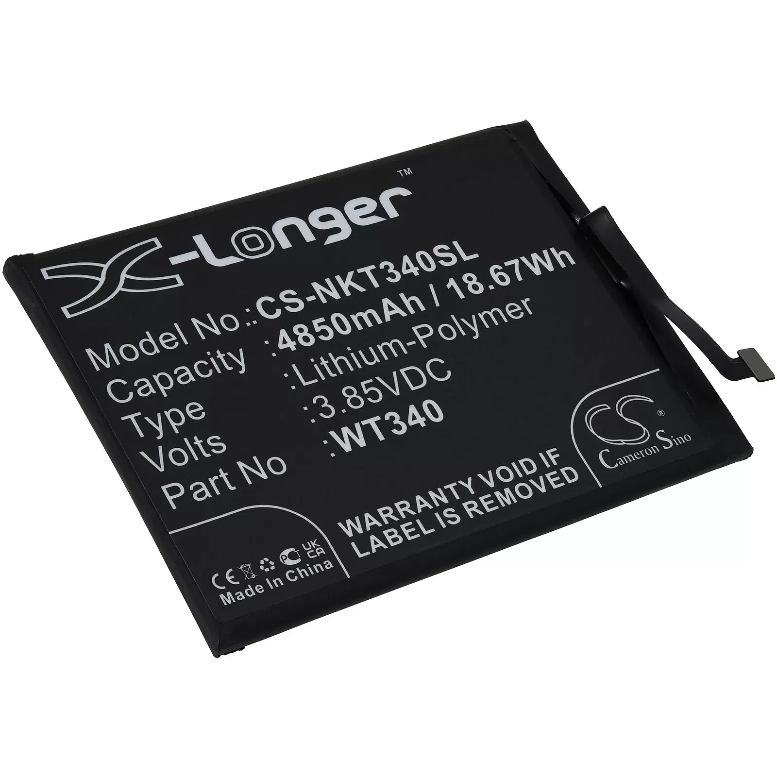 Akku passend für Handy, Smartphone Nokia G10, G20, TA-1388, Typ WT340 Akku passend für Handy, Smartphone Nokia G10, G20, TA-1388, Typ WT340