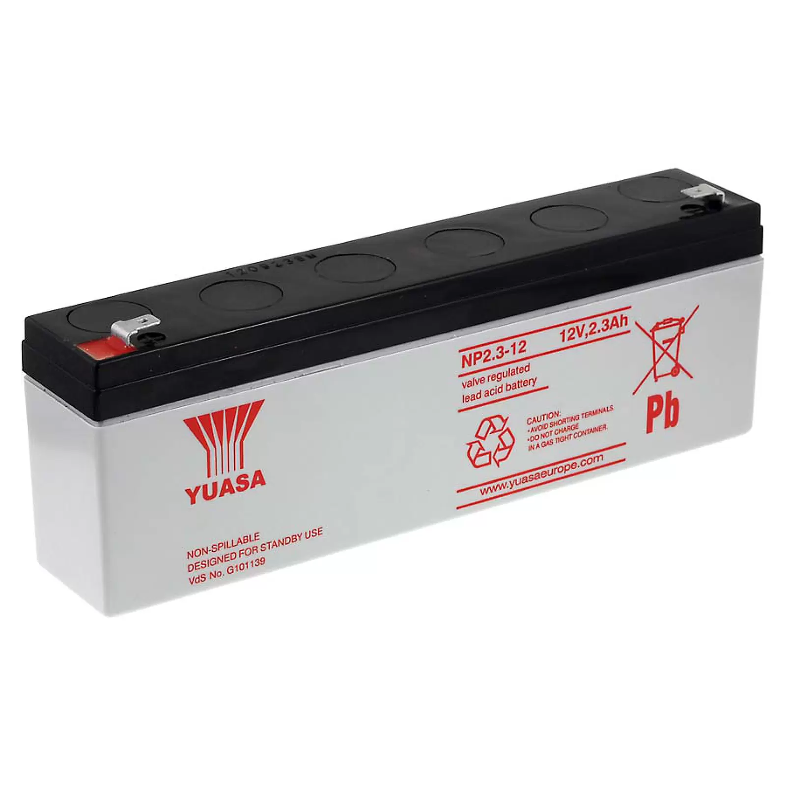 YUASA Bleiakku NP2.3-12 Vds YUASA Bleiakku NP2.3-12 Vds