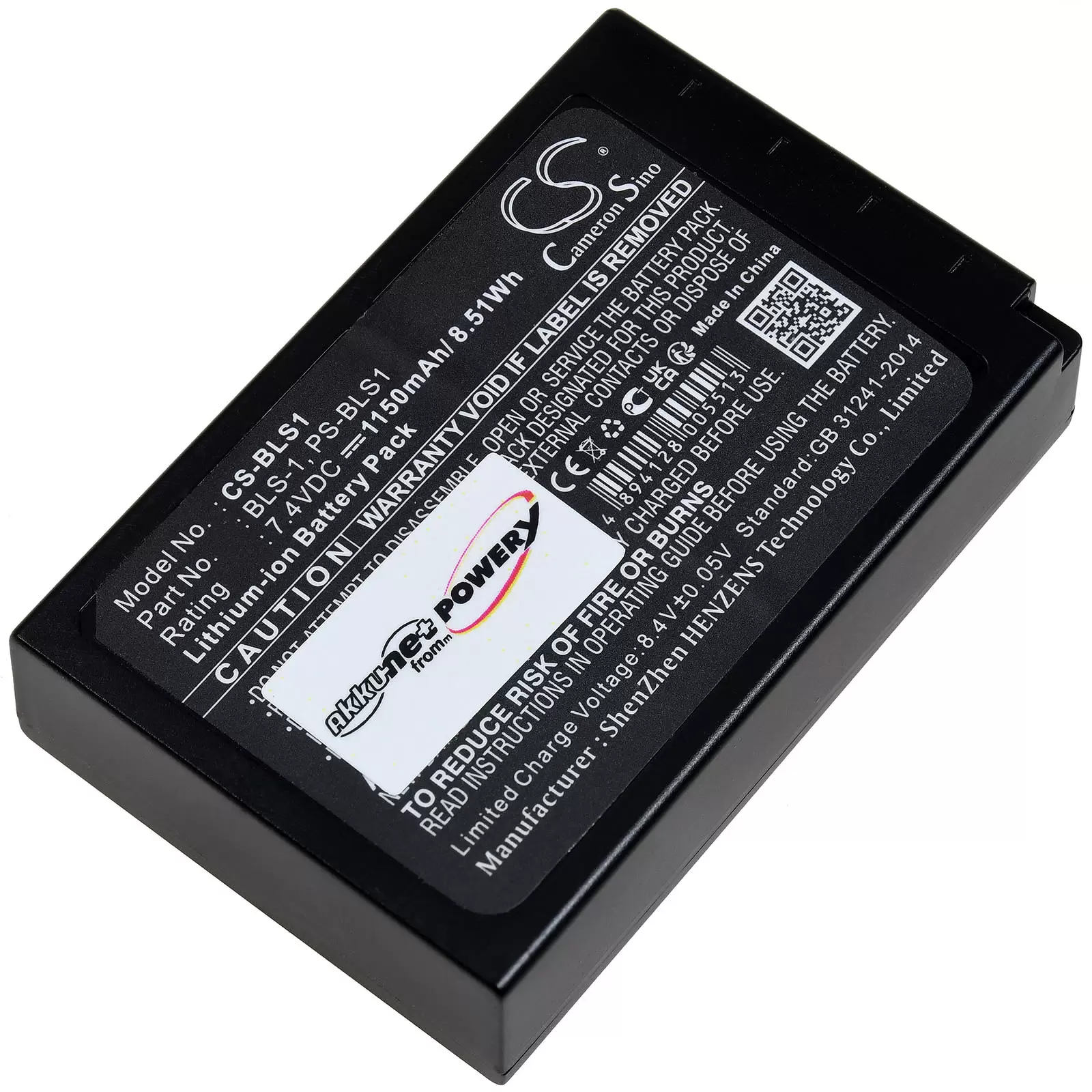 Akku für Olympus BLS-1, PS-BLS1 Akku für Olympus BLS-1, PS-BLS1