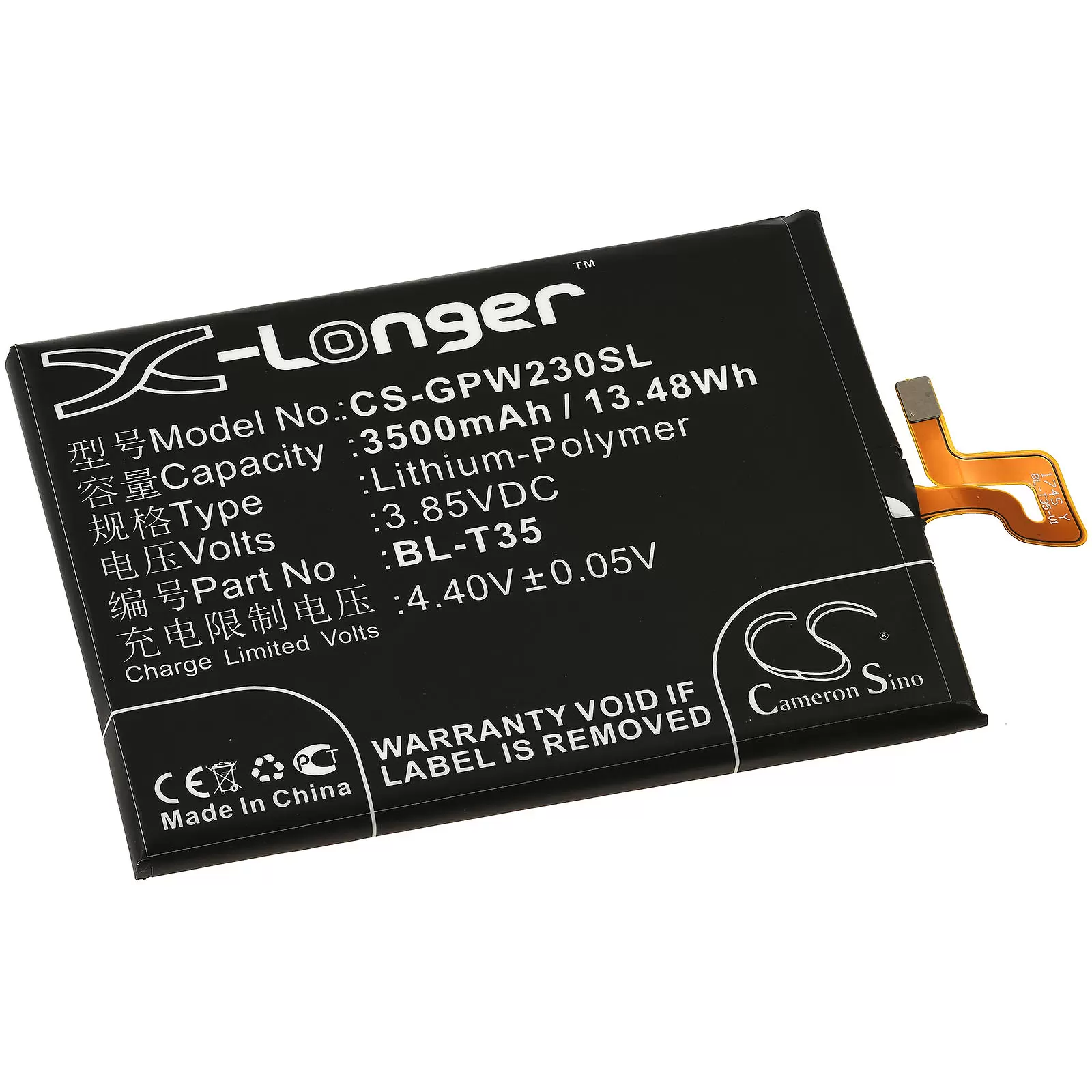 Akku für Smartphone Google Pixel 2 XL (2018) / Pixel 2 6.0 / Typ BL-T35 Akku für Smartphone Google Pixel 2 XL (2018) / Pixel 2 6.0 / Typ BL-T35