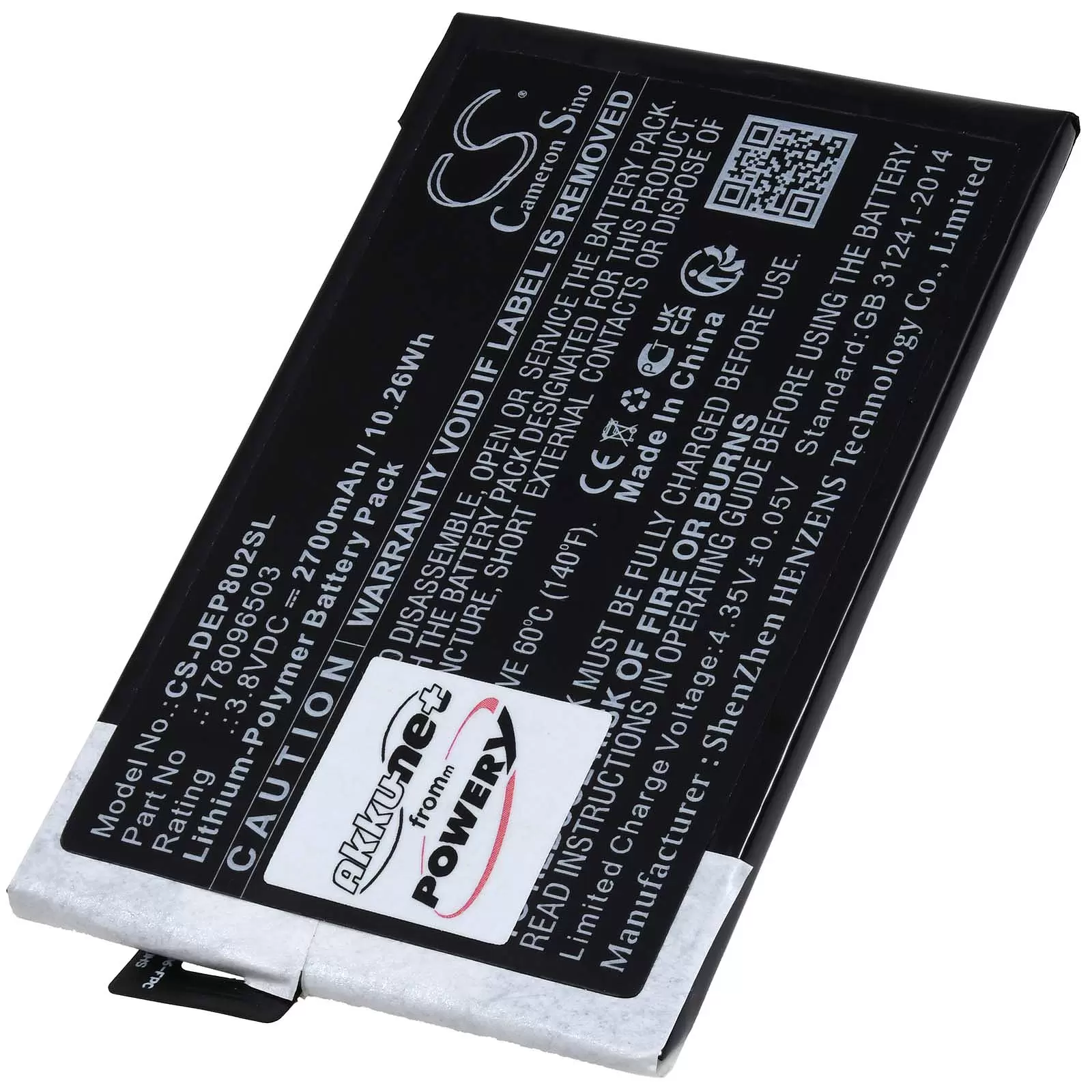 Akku passend für Handy Doro 8020X 8020X LTE Typ 178096503