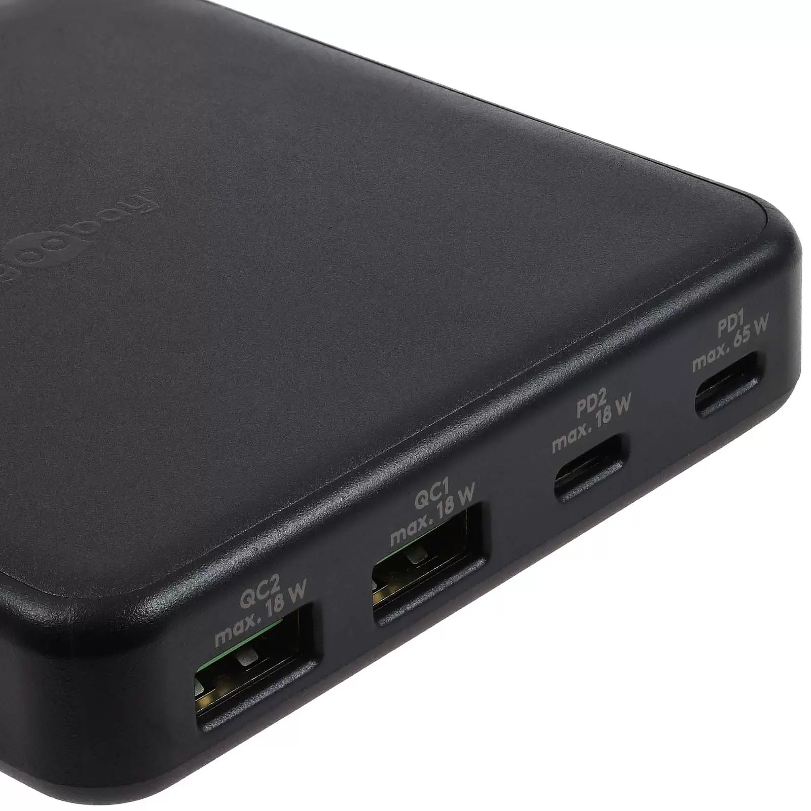 USB Hub Multiport 4-fach GaN Tischladegerät 65 W schwarz