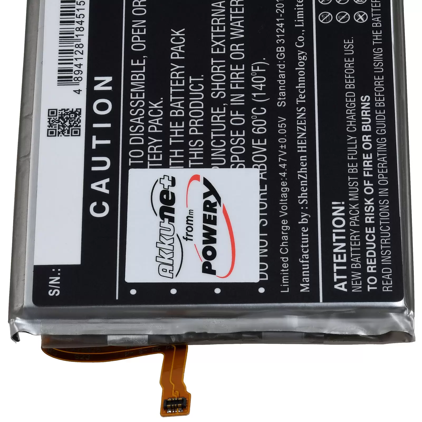 Akku passend für Samsung Galaxy S23 5G SM-S911B Smartphone Typ EB-BS912ABY
