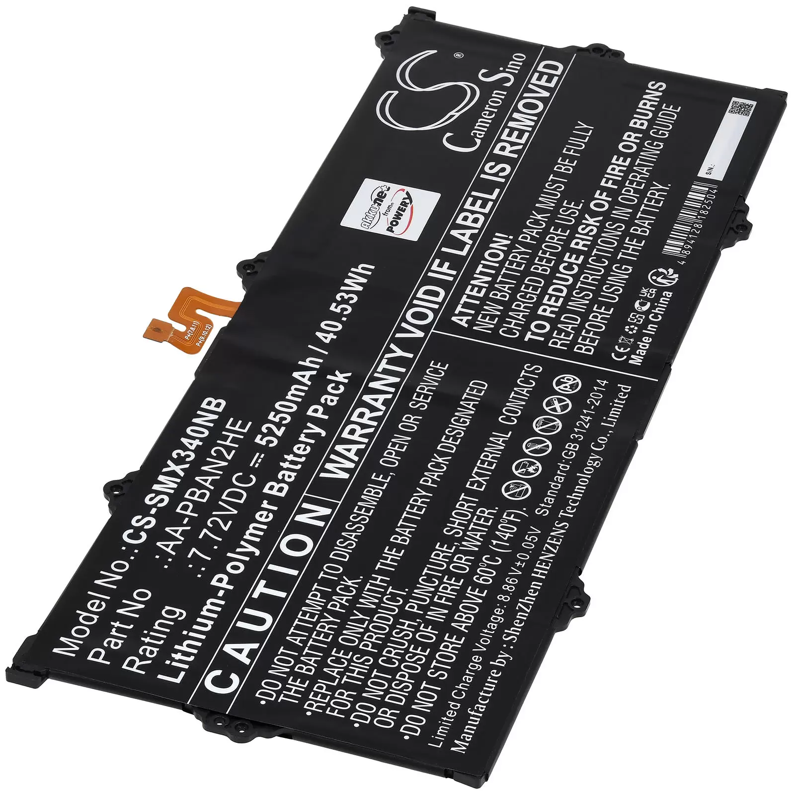 Akku passend für Laptop Samsung Galaxy Book Go XE340XDA-KA3 Typ AA-PBAN2HE
