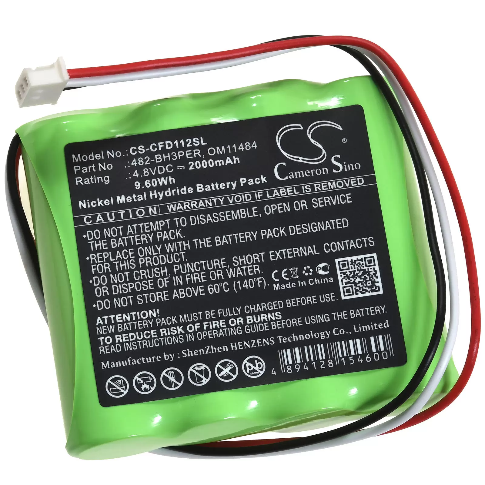 Akku für Messgerät Chatillon Force DFS DFX2 DFE Typ 482-BH3PER Akku für Messgerät Chatillon Force DFS DFX2 DFE Typ 482-BH3PER