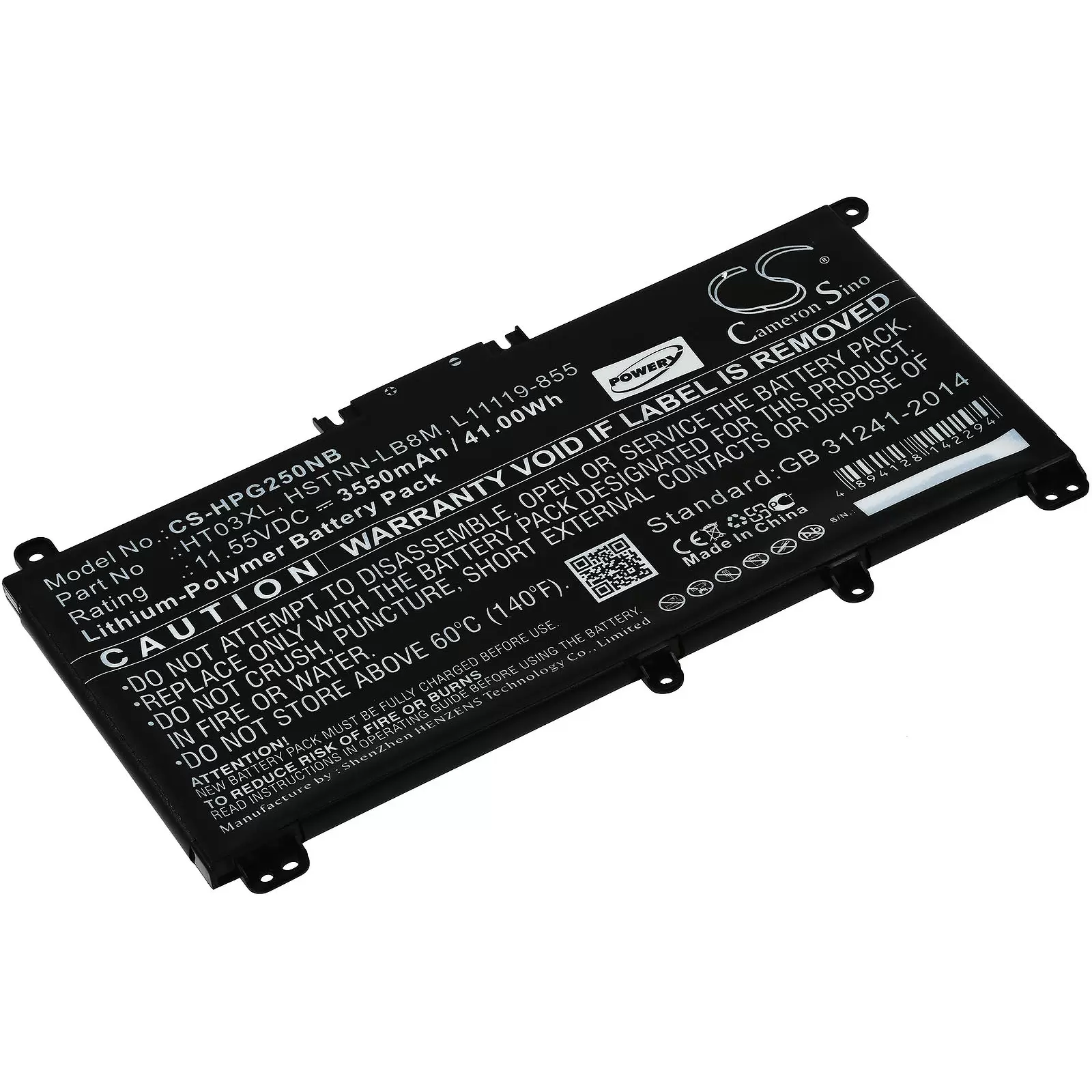 Akku passend für Laptop HP 255 G7 / 250 G7 / Typ HT03XL u.a.