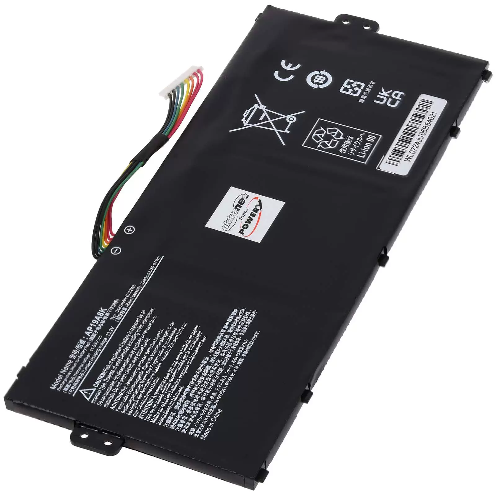 Akku passend für Laptop Acer Chrombook Spin 311-1HN-C2DV CP311-2H-C679 Typ AP19A8K Akku passend für Laptop Acer Chrombook Spin 311-1HN-C2DV CP311-2H-C679 Typ AP19A8K