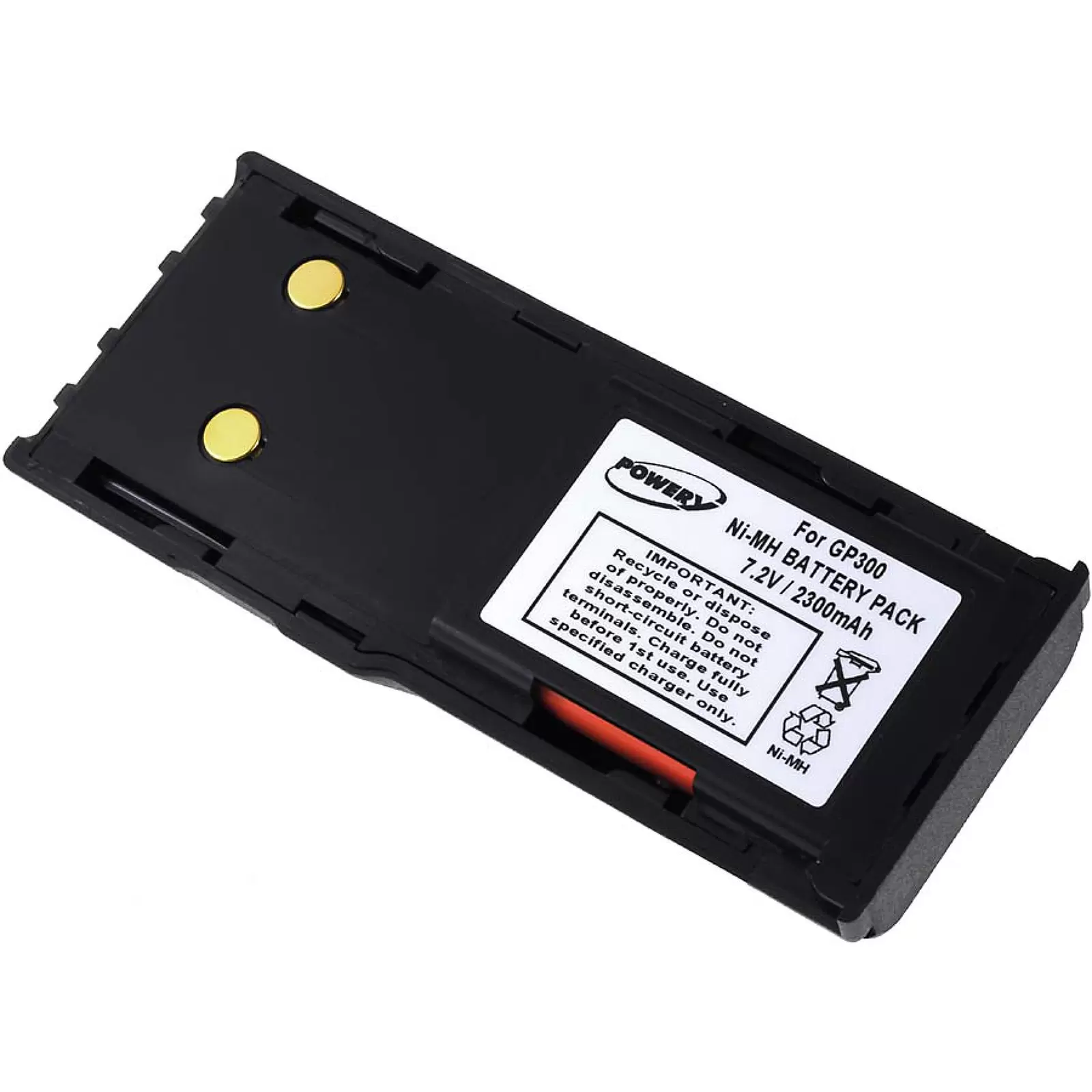 Akku für Motorola GP300/ GP600/ GP88/ Typ HNN9628 NiMH 2300mAh