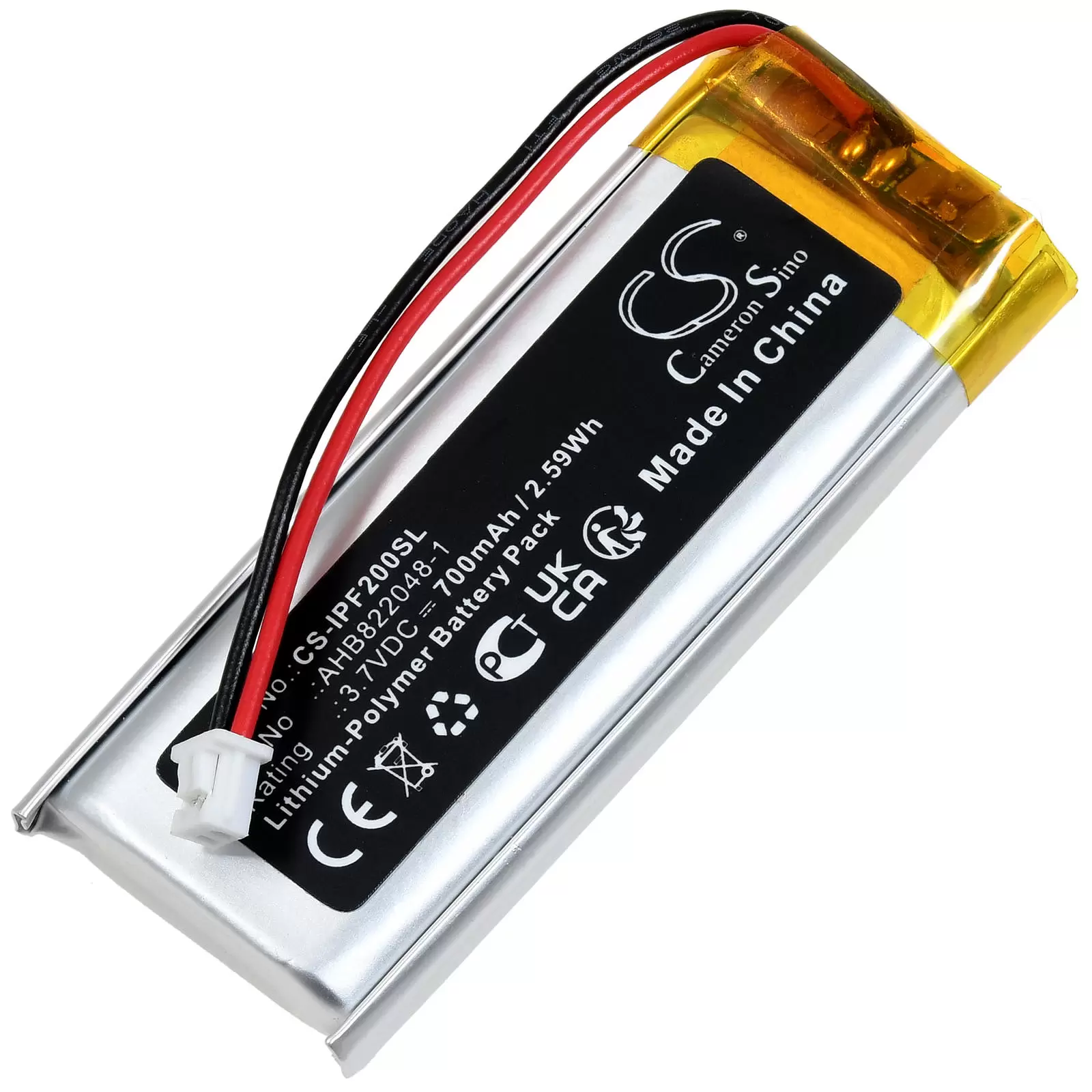 Akku passend für Interphone ACTIVE CONNECT F2 F3 F4 Motorrad-Headset Typ AHB822048‑1