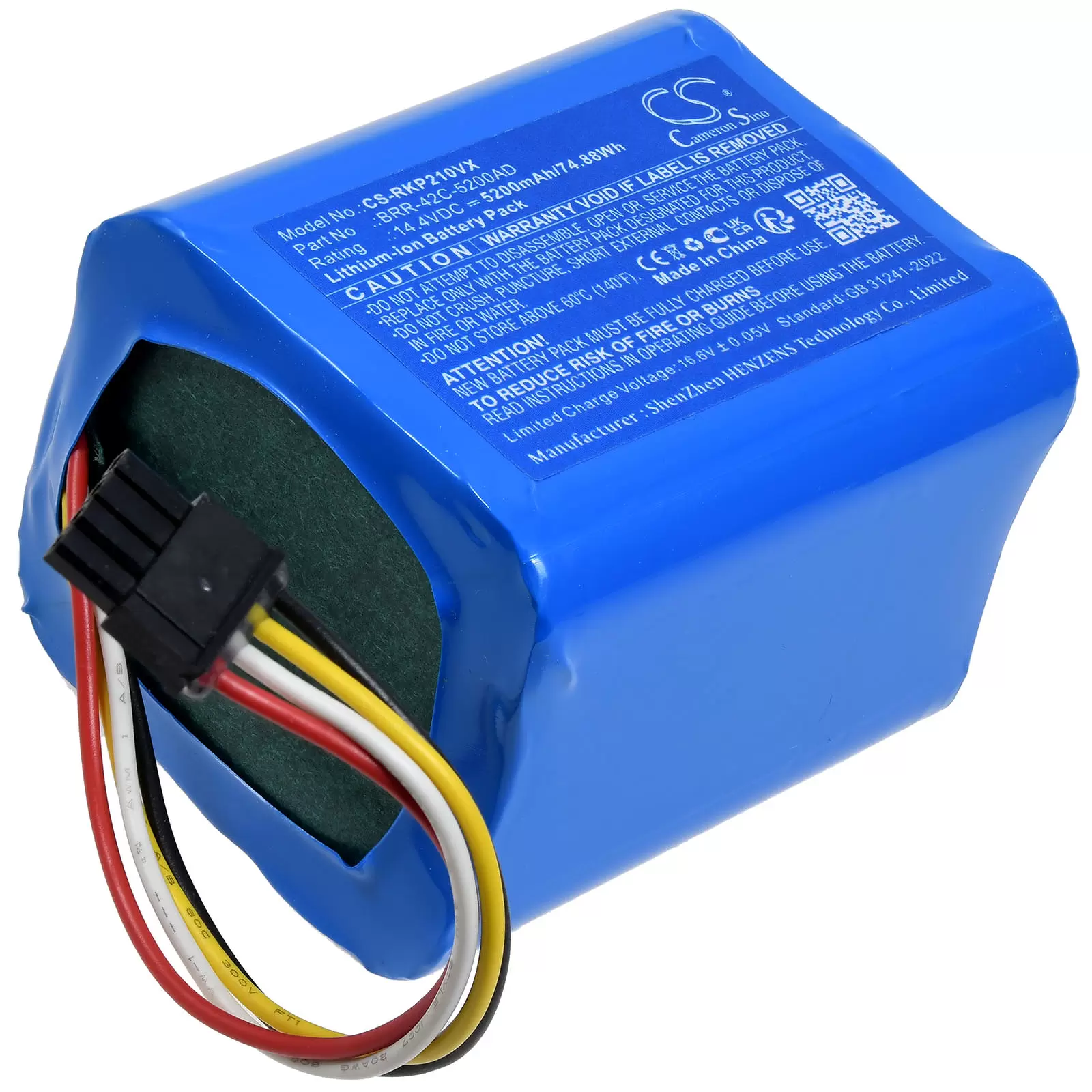 Akku passend für Roborock P20 Pro Saugroboter Typ BRR-42C-5200AD Akku passend für Roborock P20 Pro Saugroboter Typ BRR-42C-5200AD