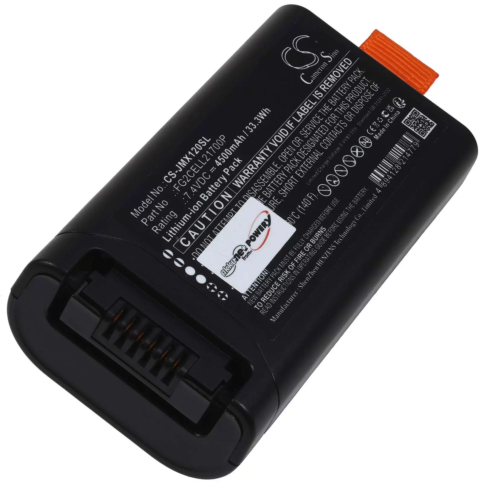 Akku passend für Lautsprecher JBL PartyBox Club 120 Typ FG2CELL21700P