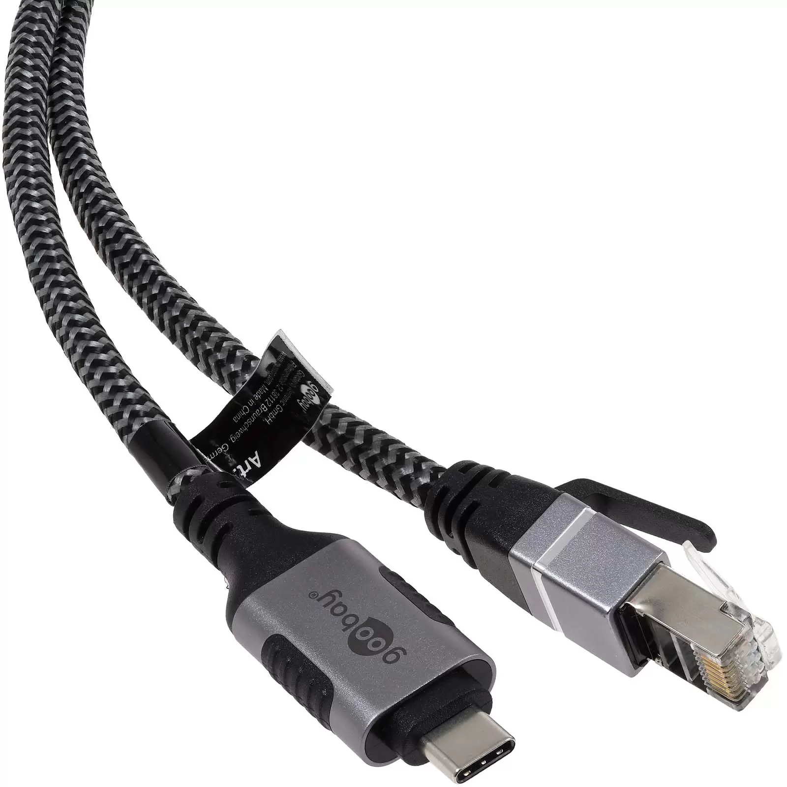 goobay Ethernet Kabel USB-C 3.1 auf RJ45 1,5 m