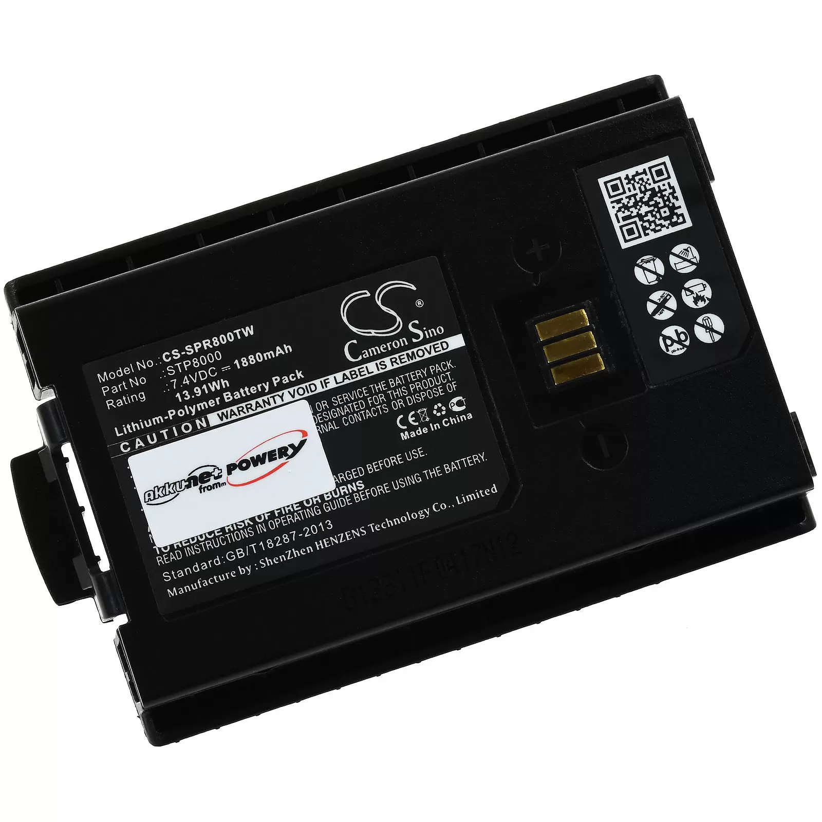 Akku passend für Funkgerät Sepura SC20, STP8000, STP9000, Typ 300-01175 Akku passend für Funkgerät Sepura SC20, STP8000, STP9000, Typ 300-01175