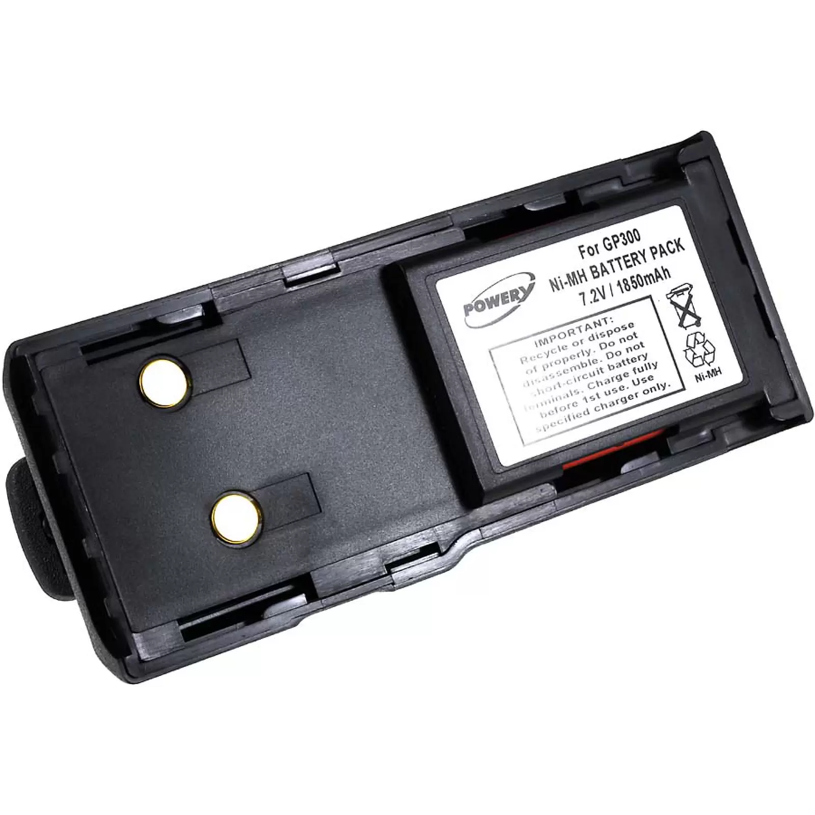 Akku für Motorola GP300/ GP600/ GP88/ Typ HNN9628 NiMH 1800mAh