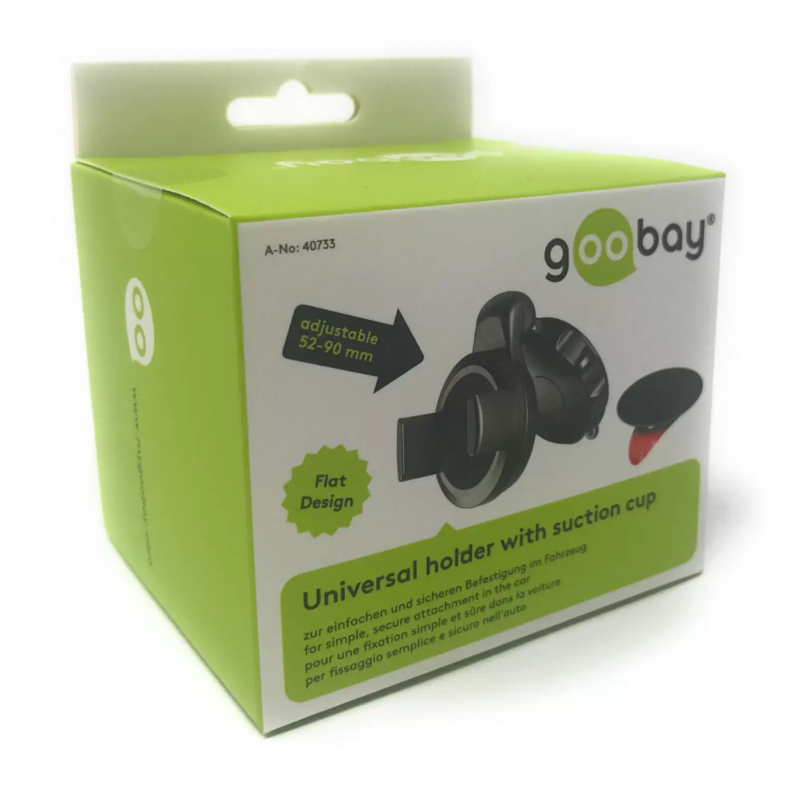 goobay KfZ-Halterung für Smartphones & Handys mit 5,2cm-9cm Breite goobay KfZ-Halterung für Smartphones & Handys mit 5,2cm-9cm Breite
