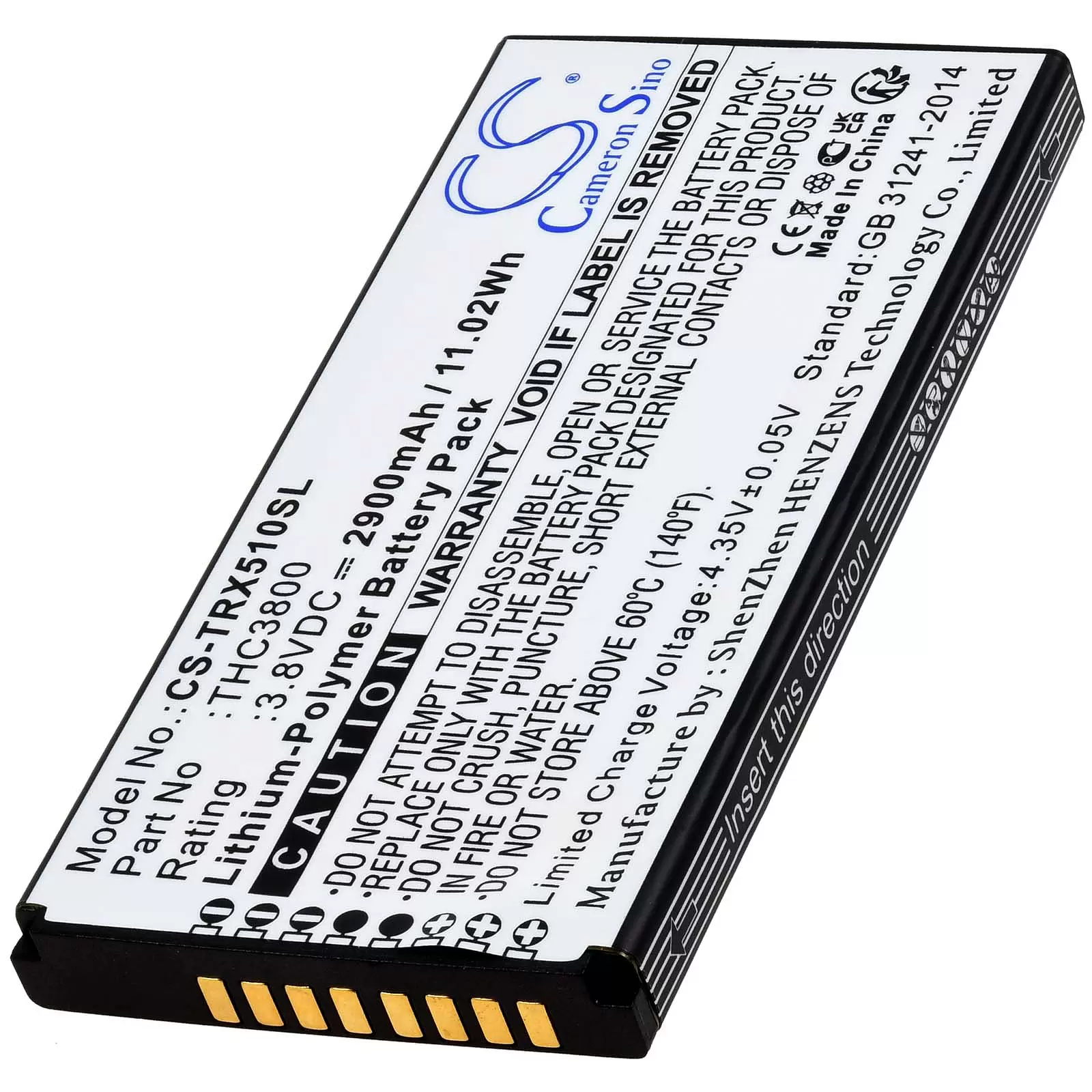 Akku passend für Satellitentelefon Thuraya X5 Touch Typ THC3800 Akku passend für Satellitentelefon Thuraya X5 Touch Typ THC3800