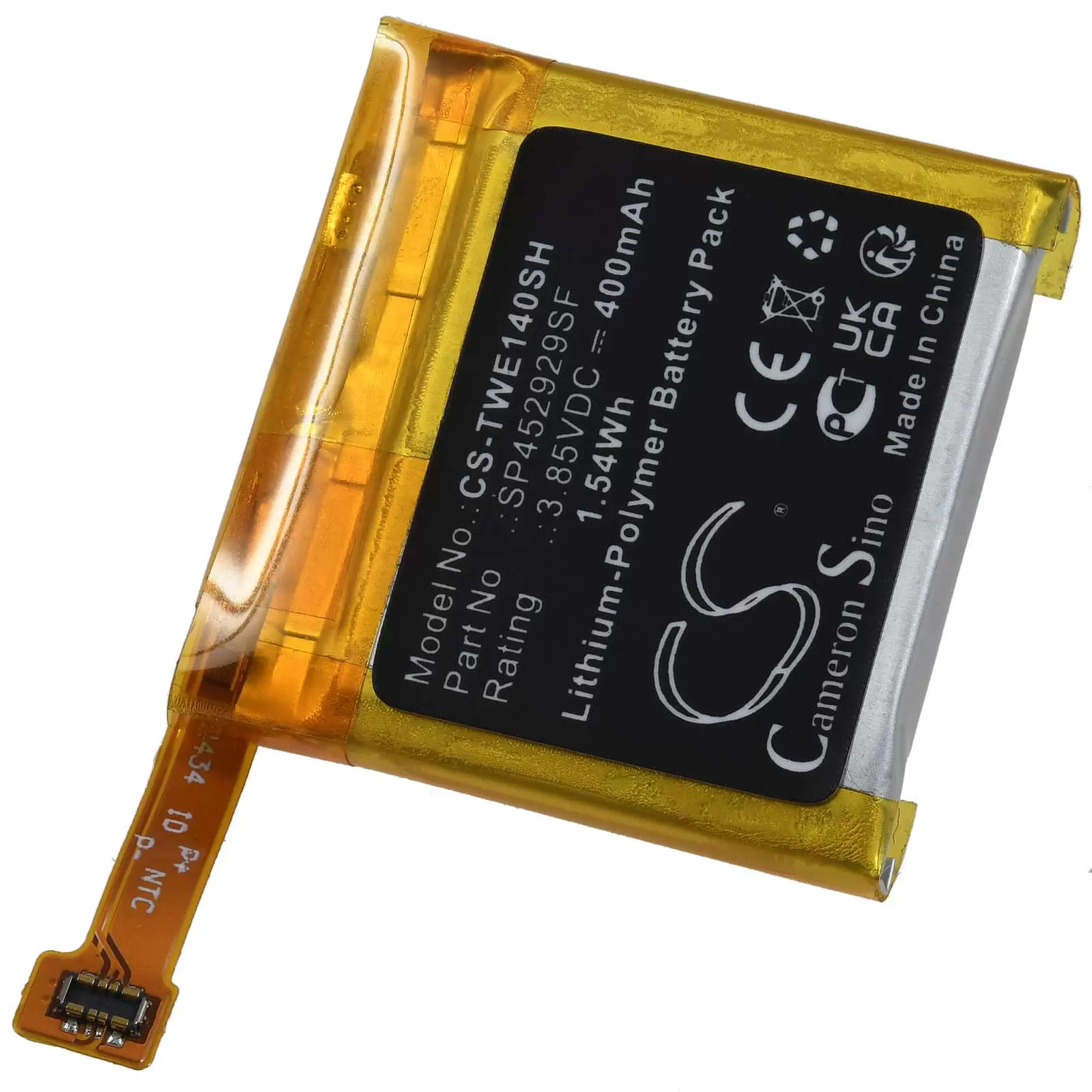 Akku passend für Smartwatch Ticwatch Pro Pro 4G Typ SP452929SF Akku passend für Smartwatch Ticwatch Pro Pro 4G Typ SP452929SF