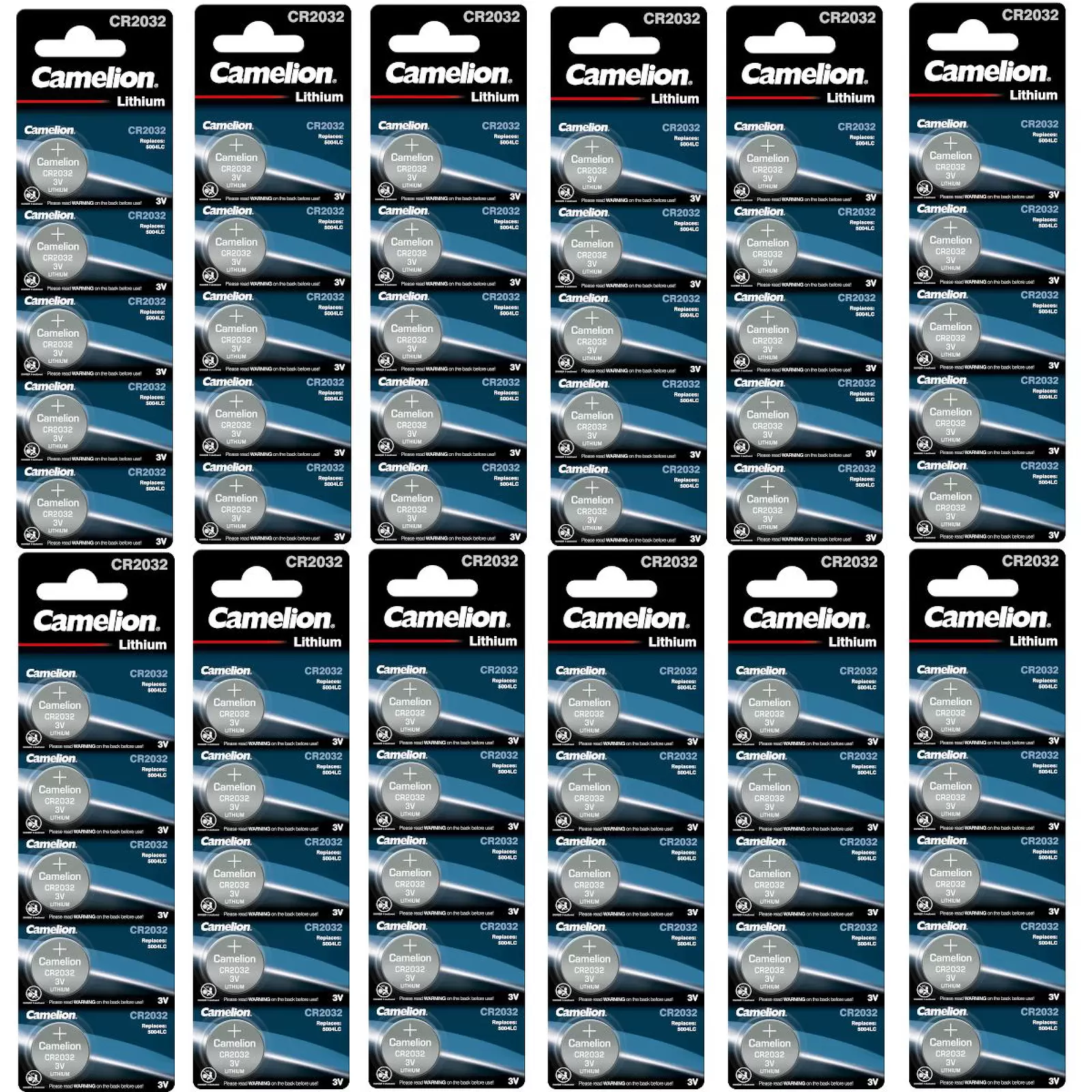 60x Camelion CR2032 Lithium Knopfzellen Batterie – 12x 5er Blister, ideal für Uhren, Autoschlüssel 60x Camelion CR2032 Lithium Knopfzellen Batterie – 12x 5er Blister, ideal für Uhren, Autoschlüssel