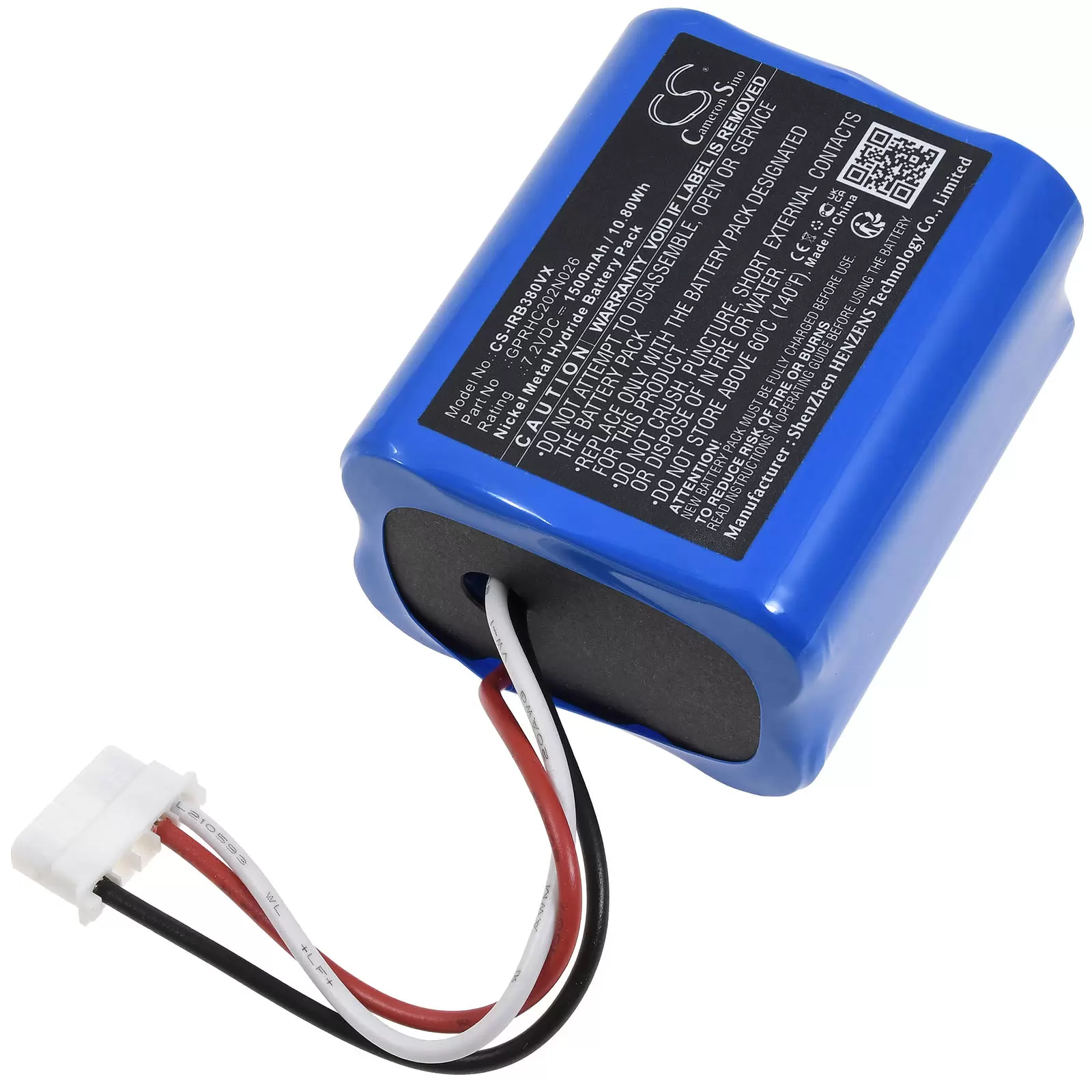 Akku für Wischroboter iRobot Braava 380 / 380T / 5200B / Typ 4409709 / GPRHC202N026