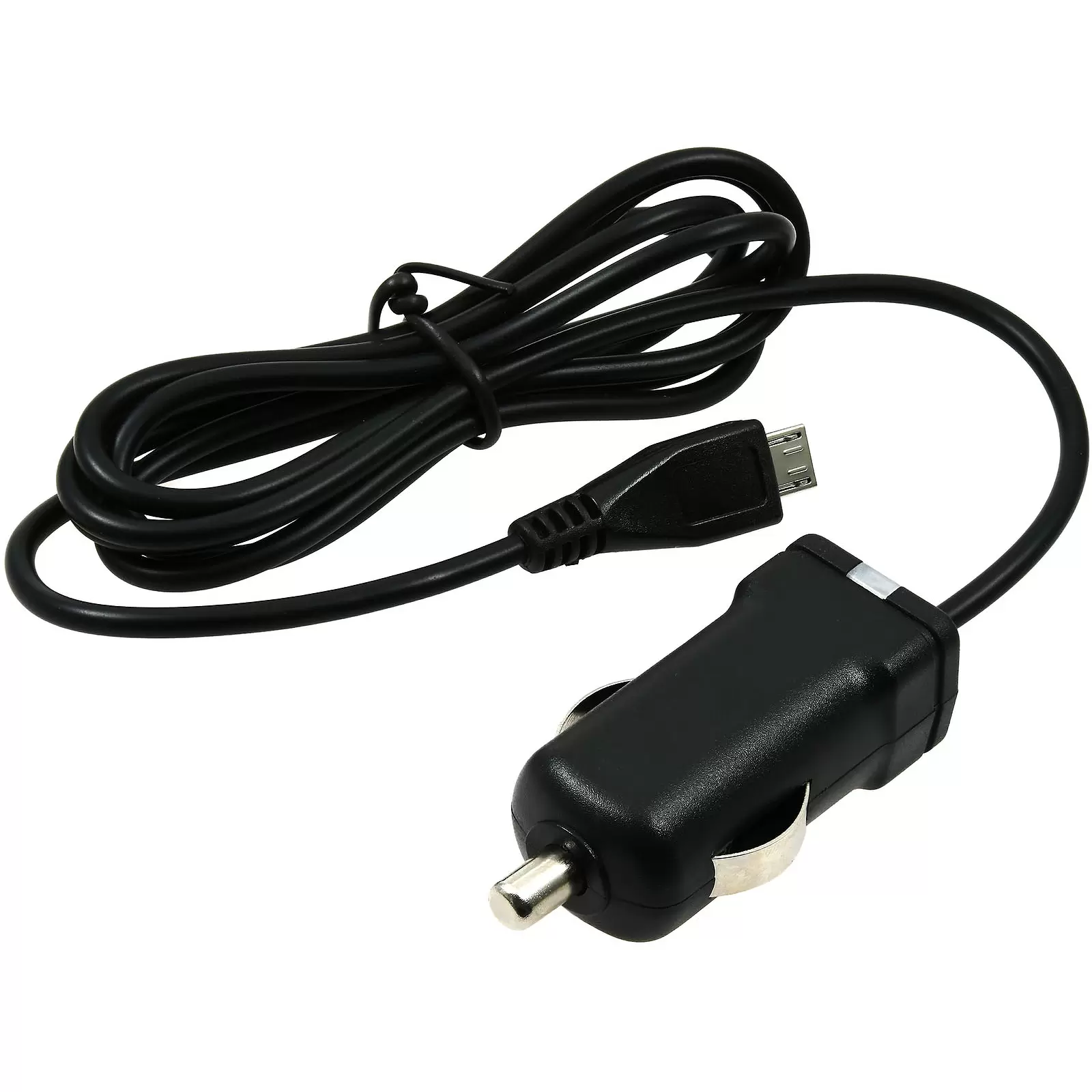 Powery KfZ-Ladekabel mit Micro-USB 1A Schwarz Powery KfZ-Ladekabel mit Micro-USB 1A Schwarz