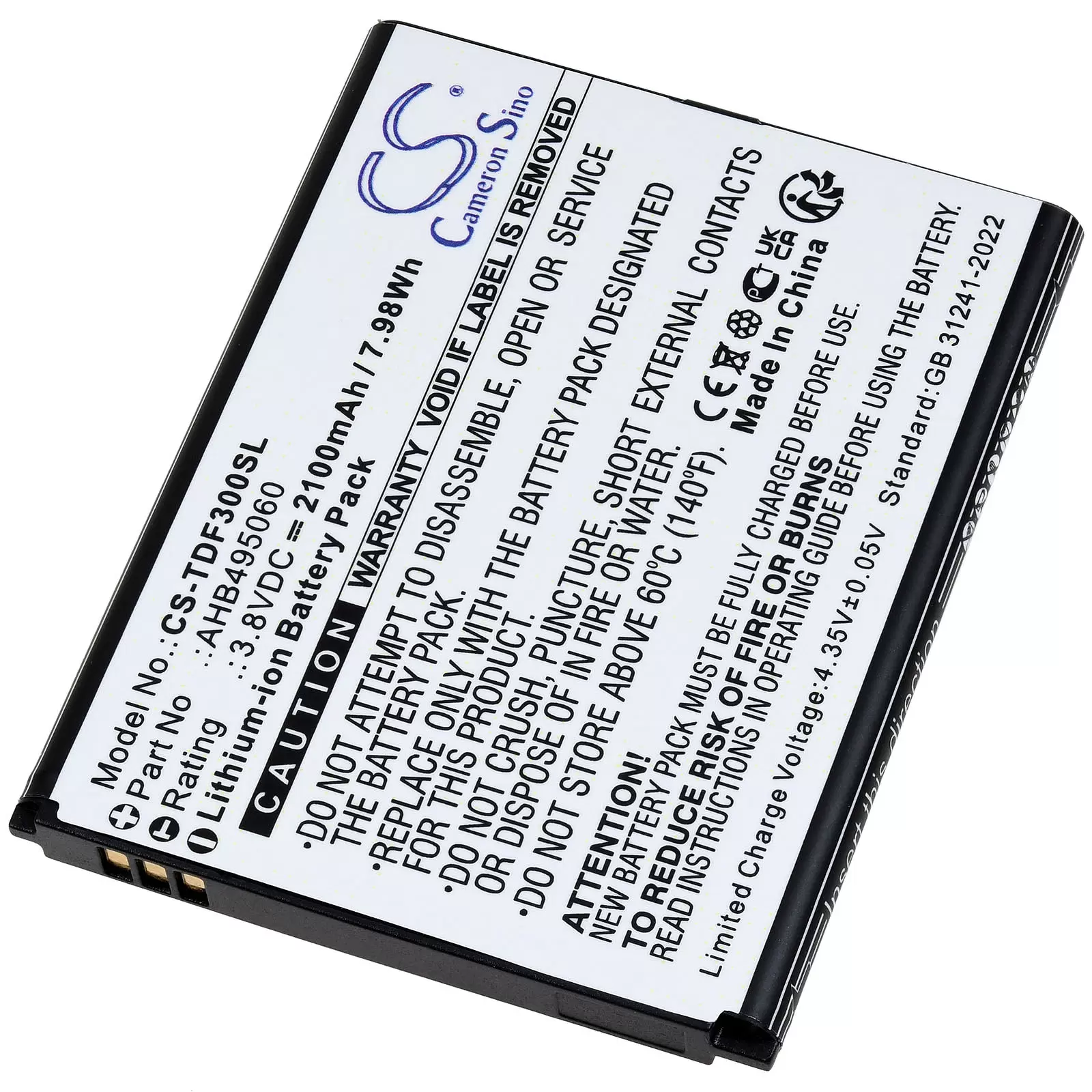 Akku passend für Tenda 4G180 4G185 MF3 mobile Hotspot Typ AHB495060