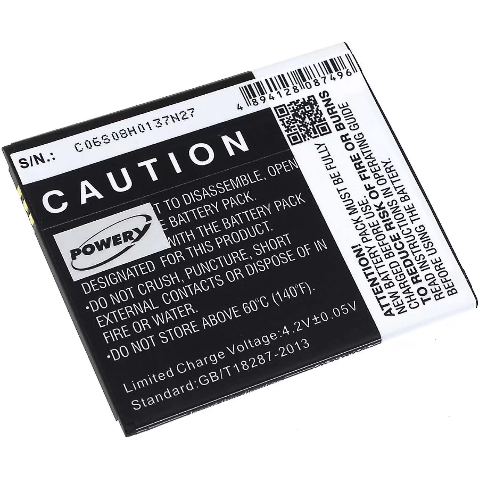 Akku für Gigabyte GSmart Sierra S1 / Typ BL-182 Akku für Gigabyte GSmart Sierra S1 / Typ BL-182