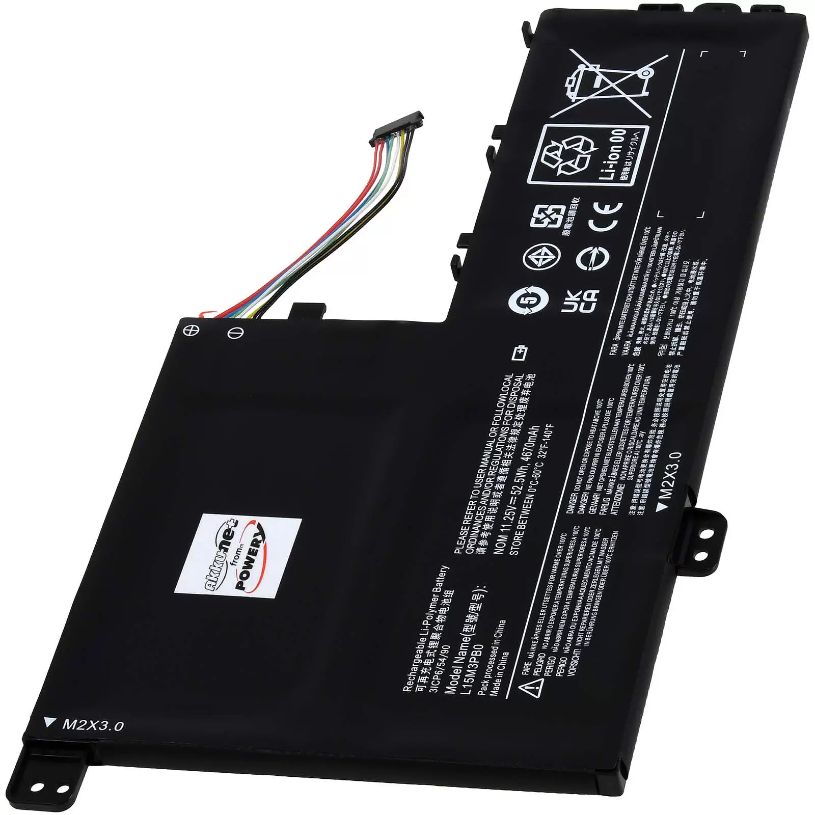 Akku passend für Laptop Lenovo IdeaPad Flex 4-1480 14", Typ L15M3PB0 Akku passend für Laptop Lenovo IdeaPad Flex 4-1480 14", Typ L15M3PB0