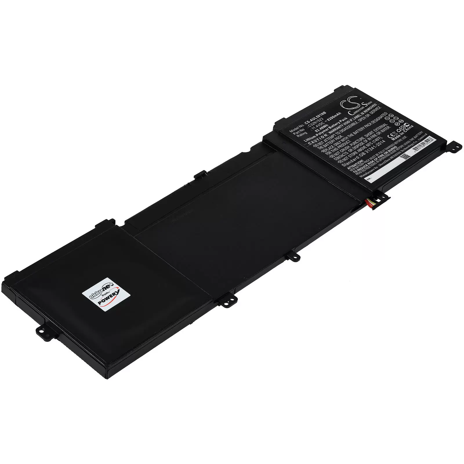 Akku passend für Laptop Asus Zenbook UX501VW-FY062T, UX501VW-F145T, Typ C32N1523 Akku passend für Laptop Asus Zenbook UX501VW-FY062T, UX501VW-F145T, Typ C32N1523