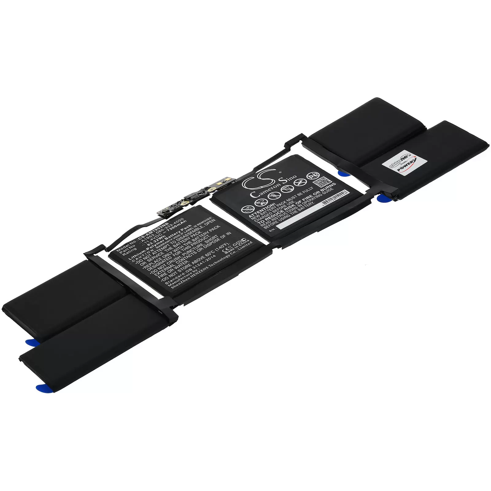 Akku passend für Laptop Apple MacBook Pro 15" Touch (2019),MacBook Pro Core i9 2.4G 15",Typ A1953