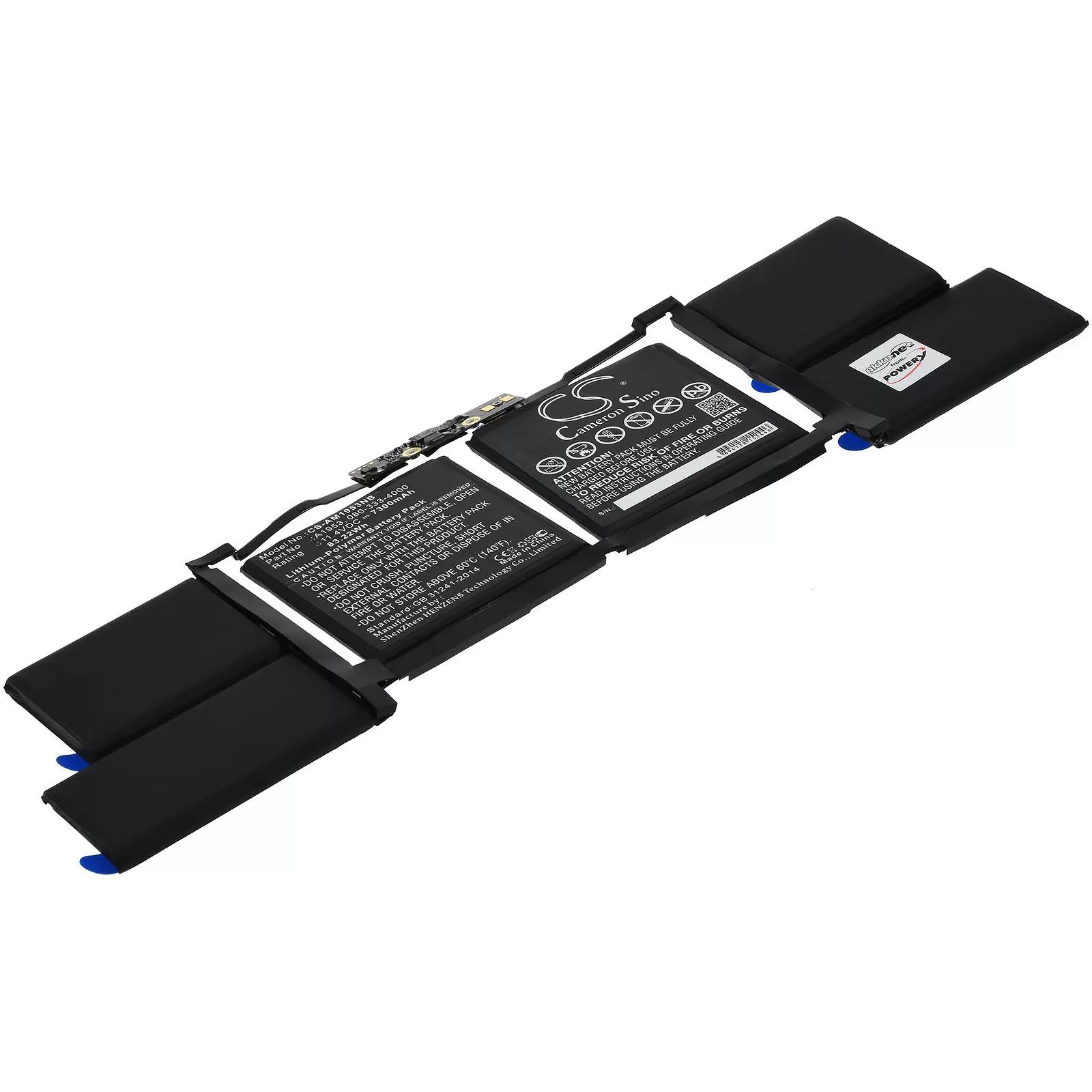 Akku passend für Laptop Apple MacBook Pro 15" Touch (2019),MacBook Pro Core i9 2.4G 15",Typ A1953 Akku passend für Laptop Apple MacBook Pro 15" Touch (2019),MacBook Pro Core i9 2.4G 15",Typ A1953