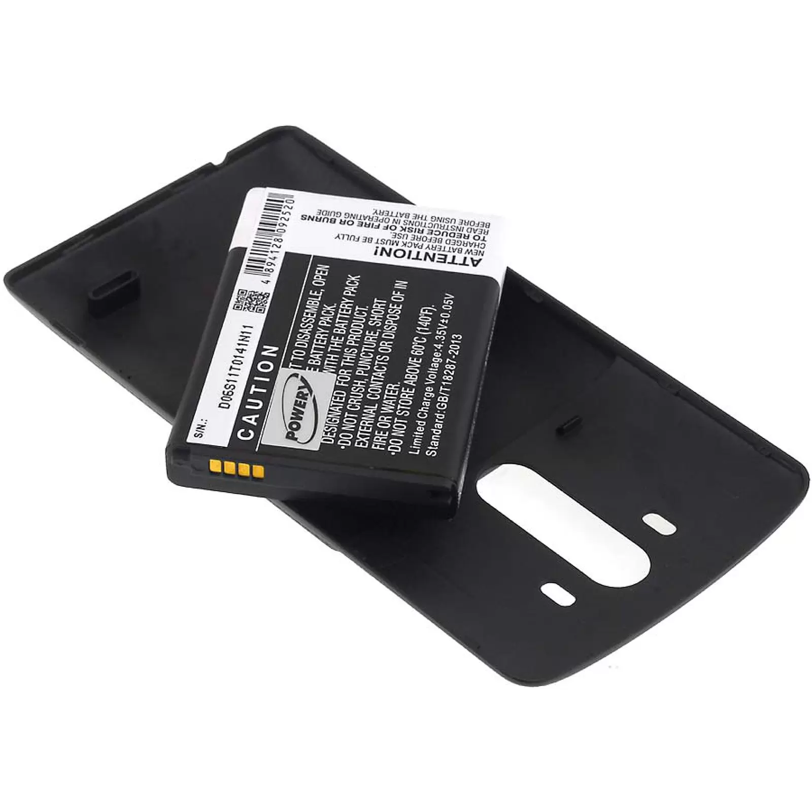 Akku für LG G3 / Typ BL-53YH Schwarz 6000mAh