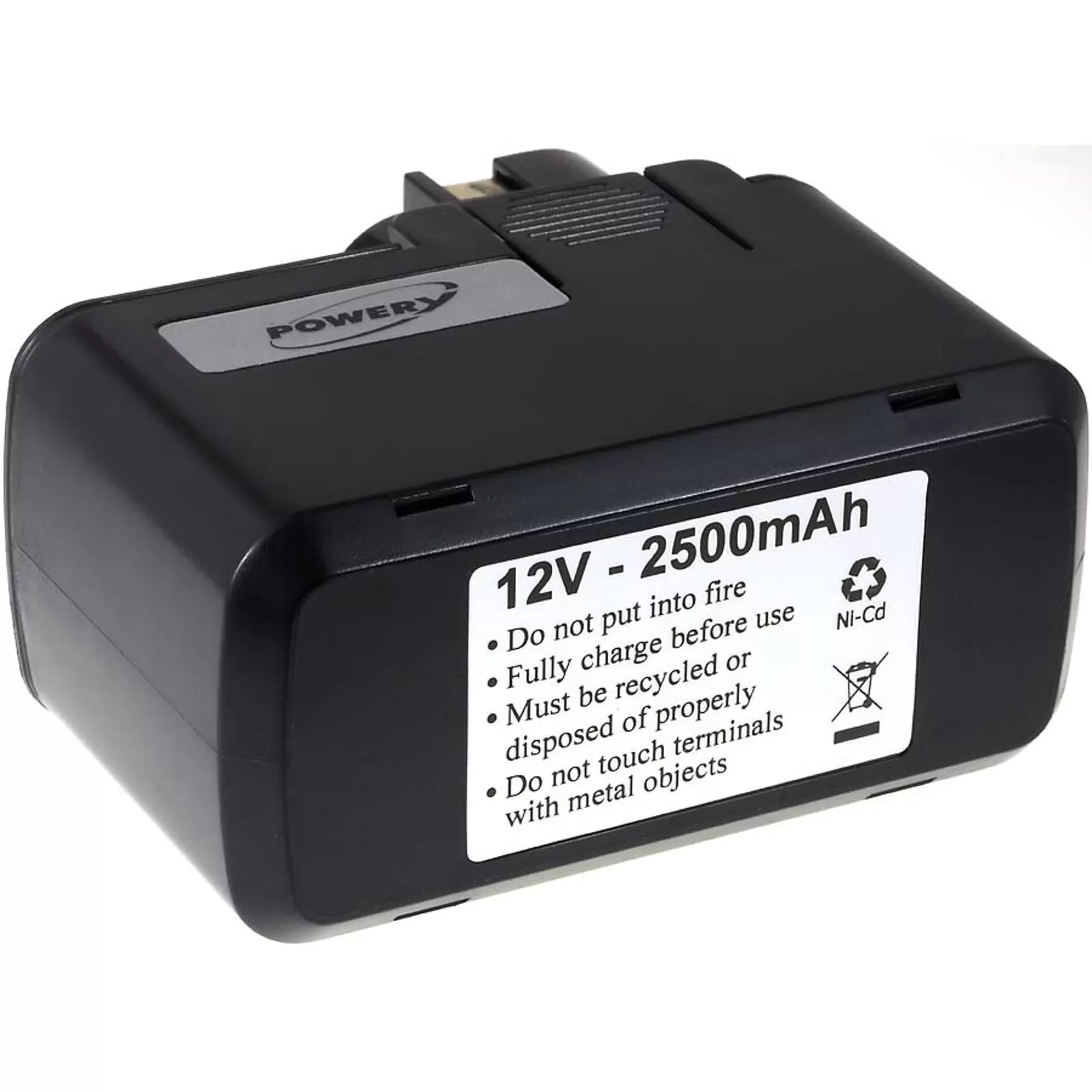 Standardakku für Werkzeug Bosch 12V 2500mAh NiMH Wabe (Flach)