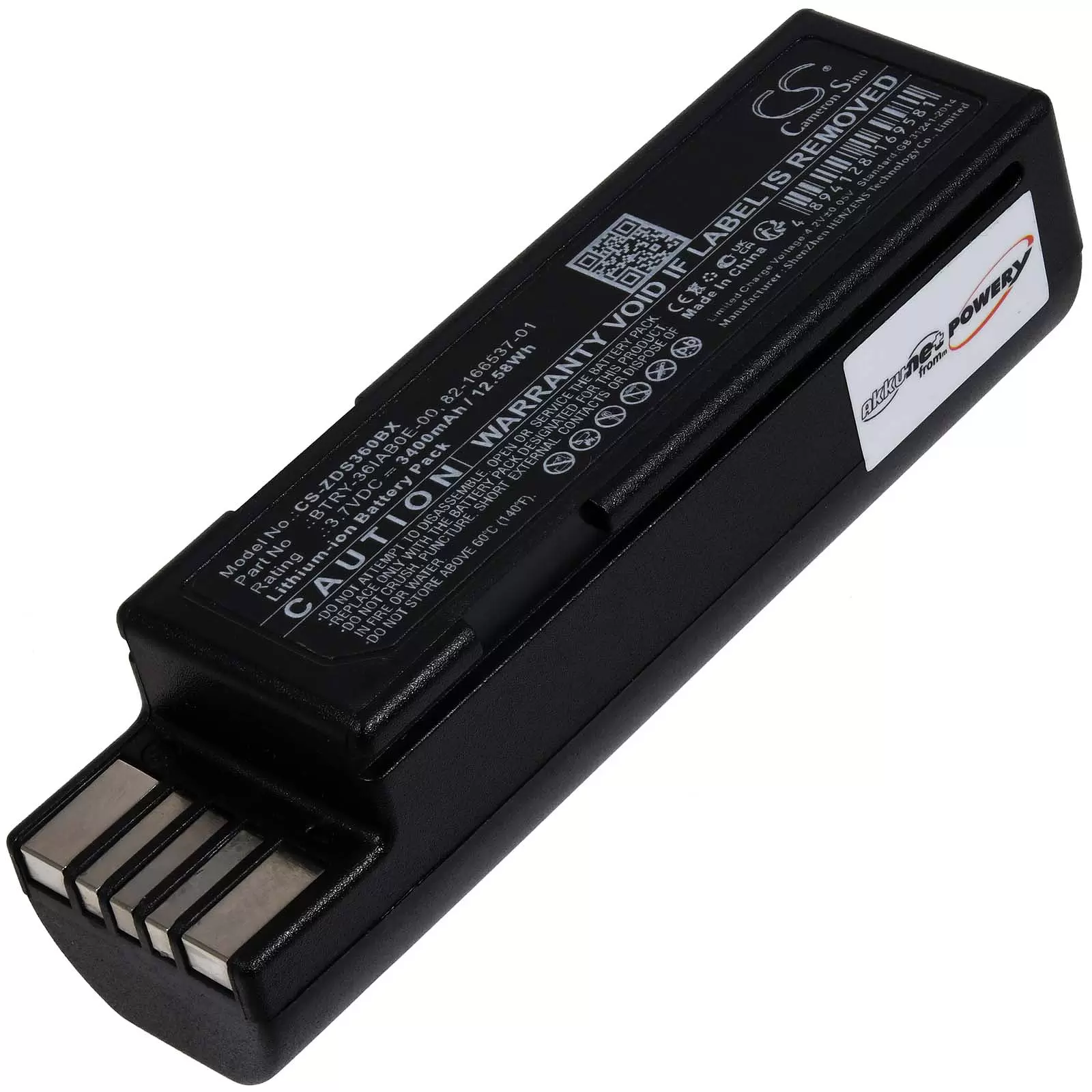 Powerakku passend für Barcode Scanner Zebra DS3678 LI3678 Typ BTRY-36IAB0E-00