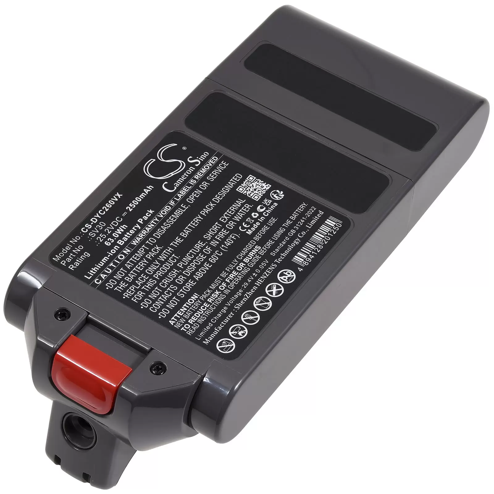 Akku passend für Staubsauger Dyson V12 Detect Slim V12 Detect Slim Fluffy Typ SV30 Akku passend für Staubsauger Dyson V12 Detect Slim V12 Detect Slim Fluffy Typ SV30