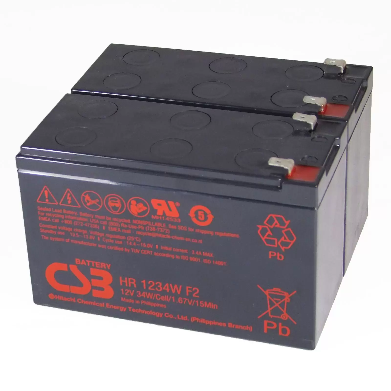 CSB Bleiakkus u.a passend für APC Back UPS RS BR1500i / Smart UPS SC1000i (RBC 33) 12V 9Ah CSB Bleiakkus u.a passend für APC Back UPS RS BR1500i / Smart UPS SC1000i (RBC 33) 12V 9Ah