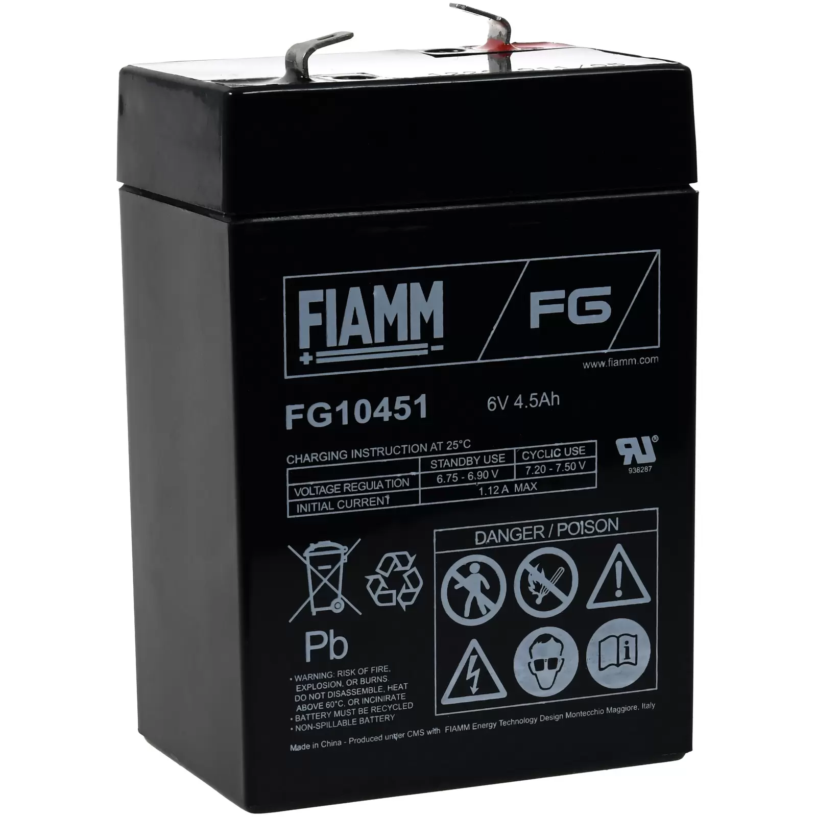 FIAMM Bleiakku FG10451 FIAMM Bleiakku FG10451