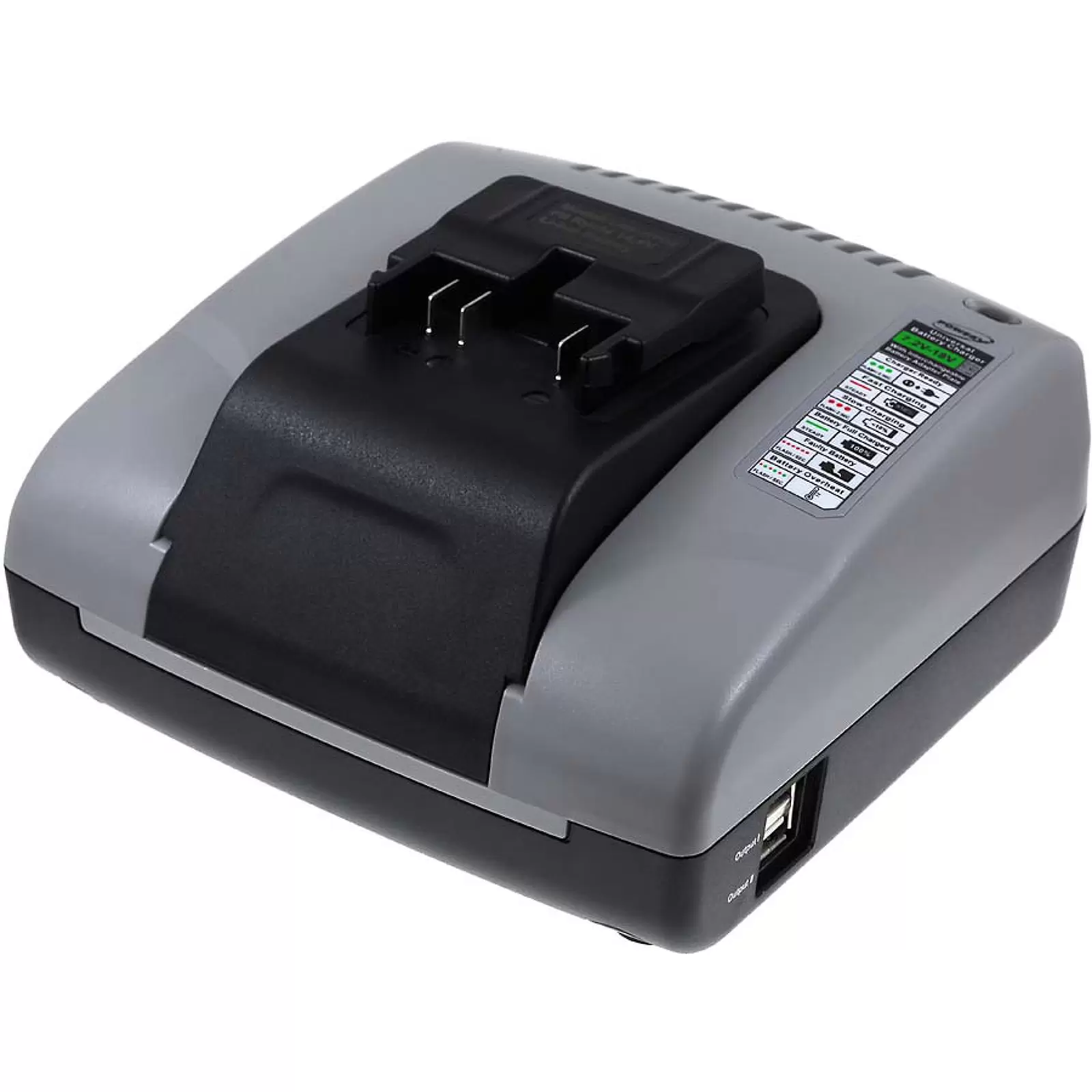 Powery Akku-Ladegerät für Ryobi Ladertyp BC-1400L / Akkutyp B-1415L Powery Akku-Ladegerät für Ryobi Ladertyp BC-1400L / Akkutyp B-1415L