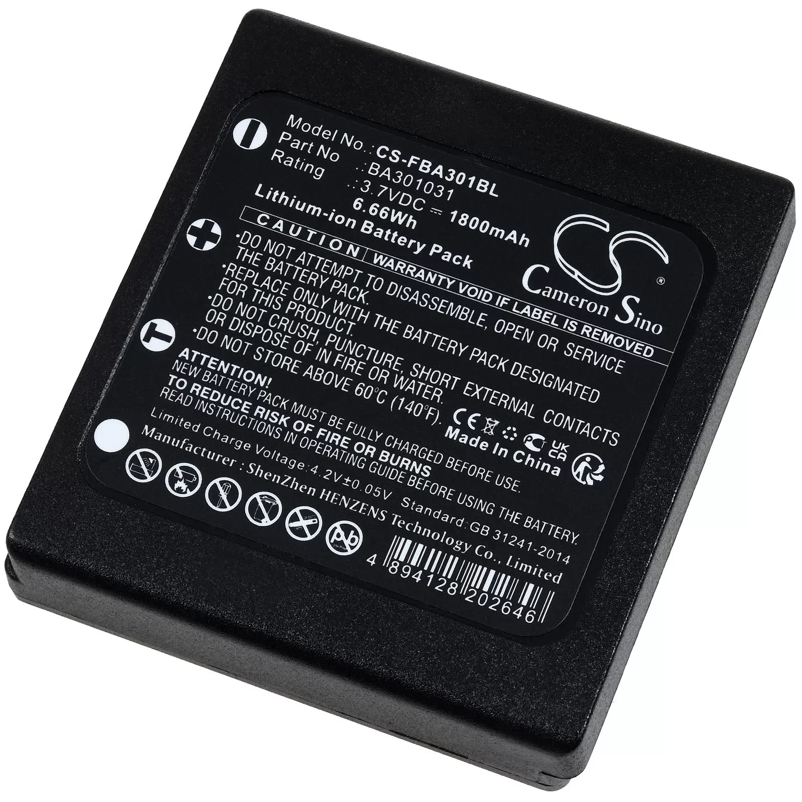 Akku passend für Kran-Funkfernsteuerung HBC Orbit TC240 Typ BA301031 Akku passend für Kran-Funkfernsteuerung HBC Orbit TC240 Typ BA301031