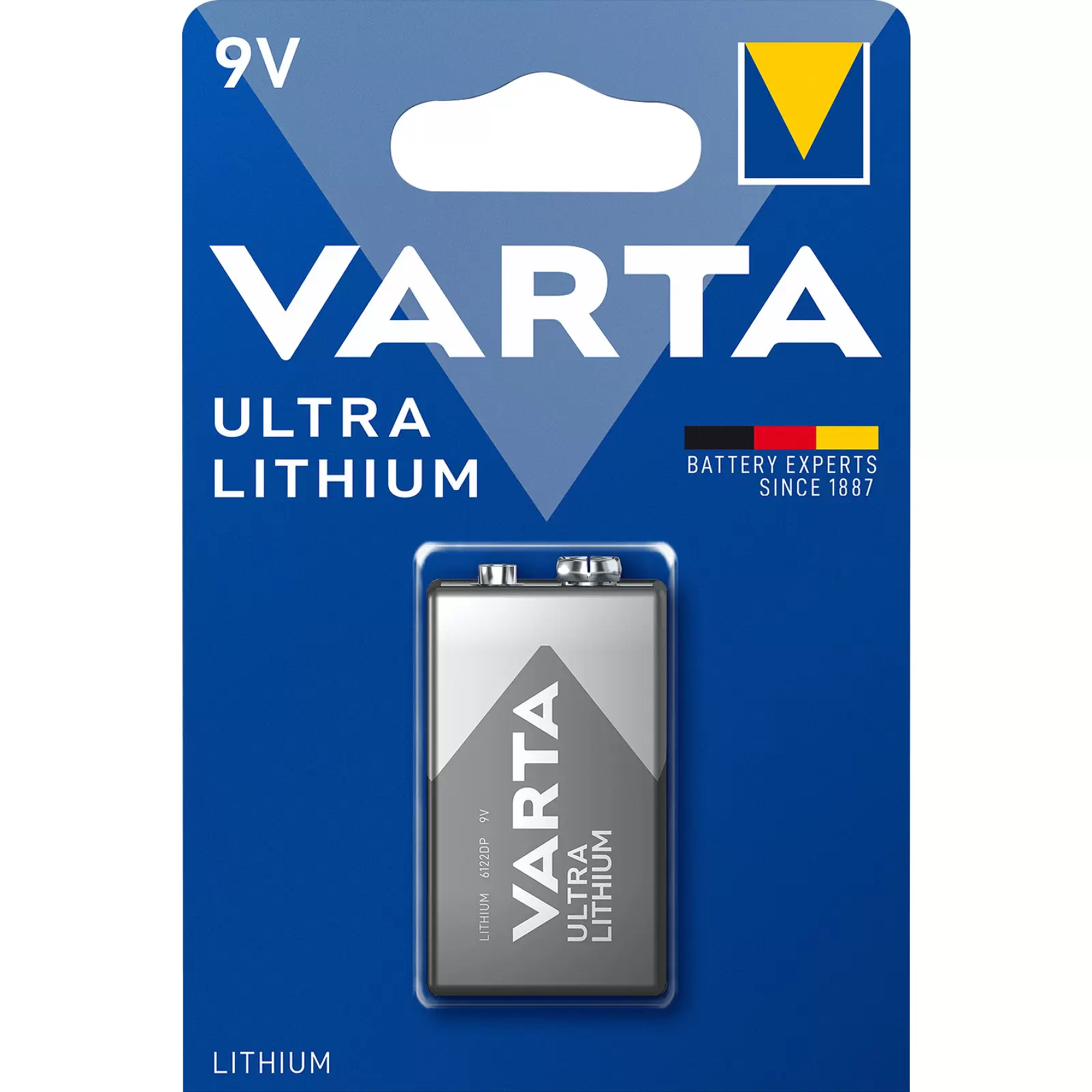 Varta Professional Lithium 9V-Block MN1604 Varta Professional Lithium 9V-Block MN1604