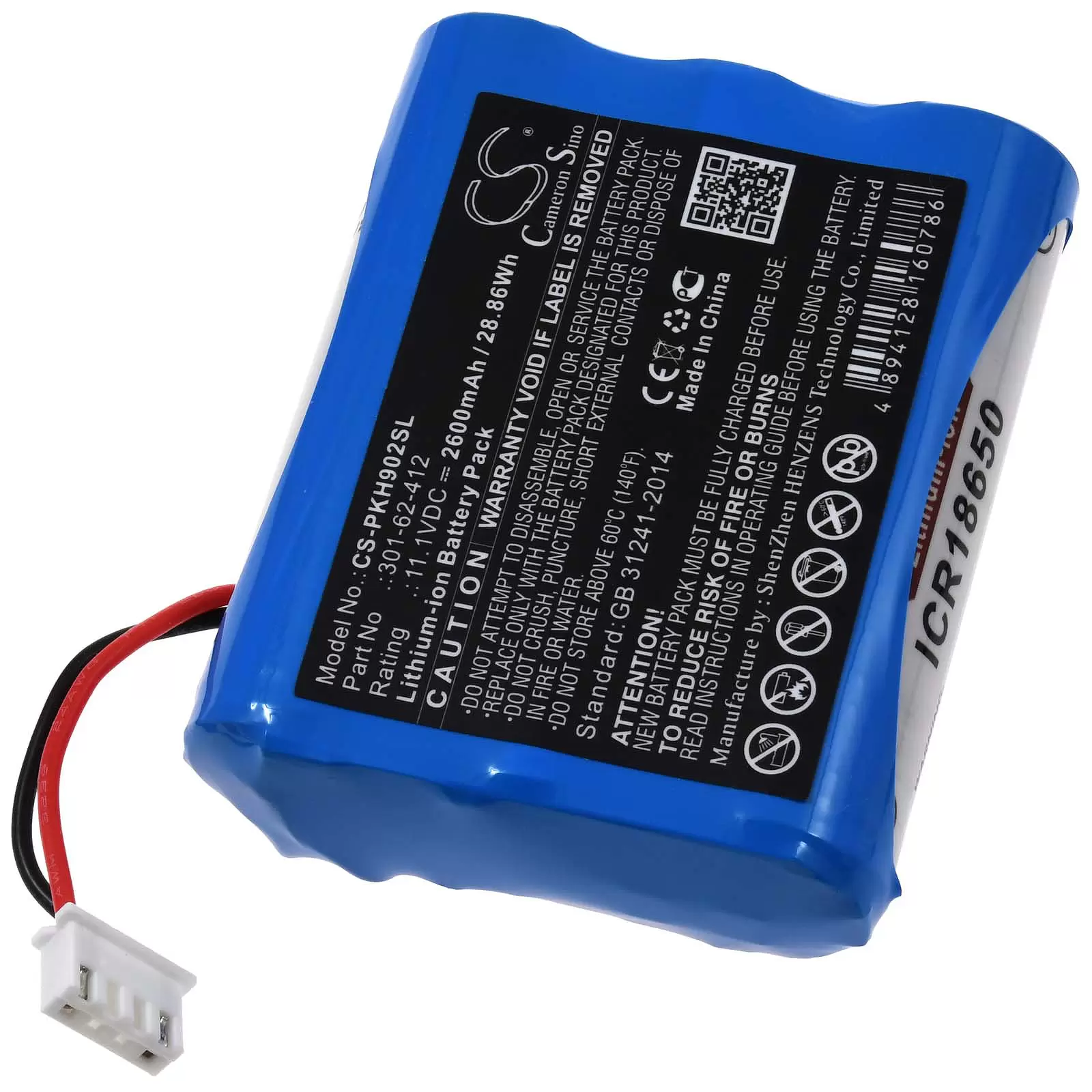 Akku passend für Messgerät Peaktech P 9020 P9021 P9020A / Typ 301-62-412 Akku passend für Messgerät Peaktech P 9020 P9021 P9020A / Typ 301-62-412