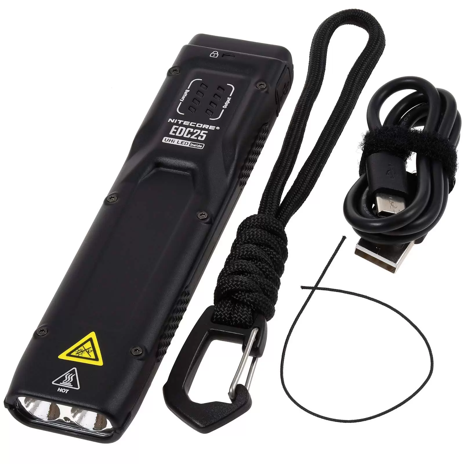 Nitecore EDC25 Taschenlampe 3000 Lumen USB-C schwarz Nitecore EDC25 Taschenlampe 3000 Lumen USB-C schwarz